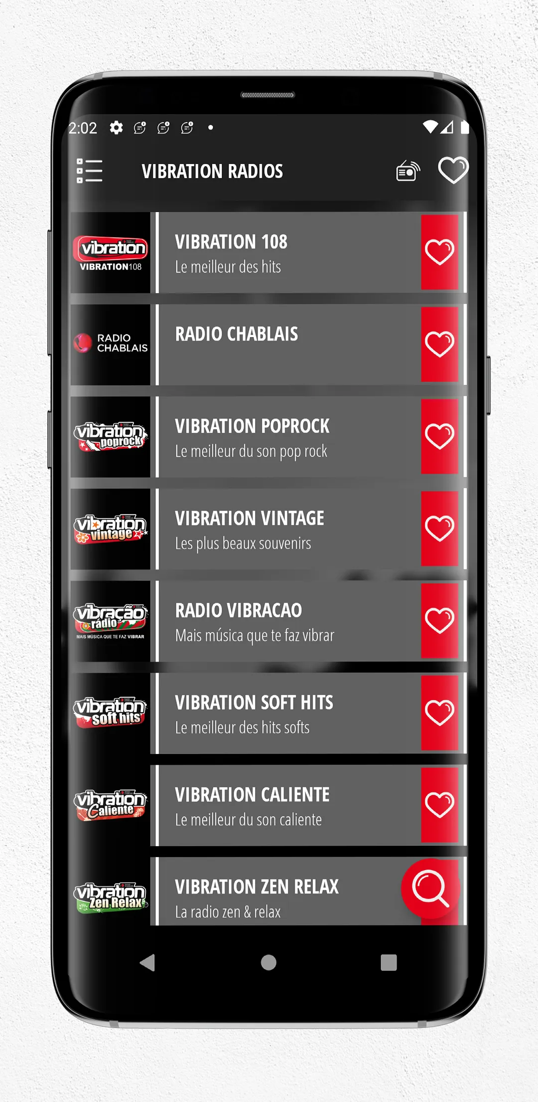 VIBRATION RADIOS | Indus Appstore | Screenshot