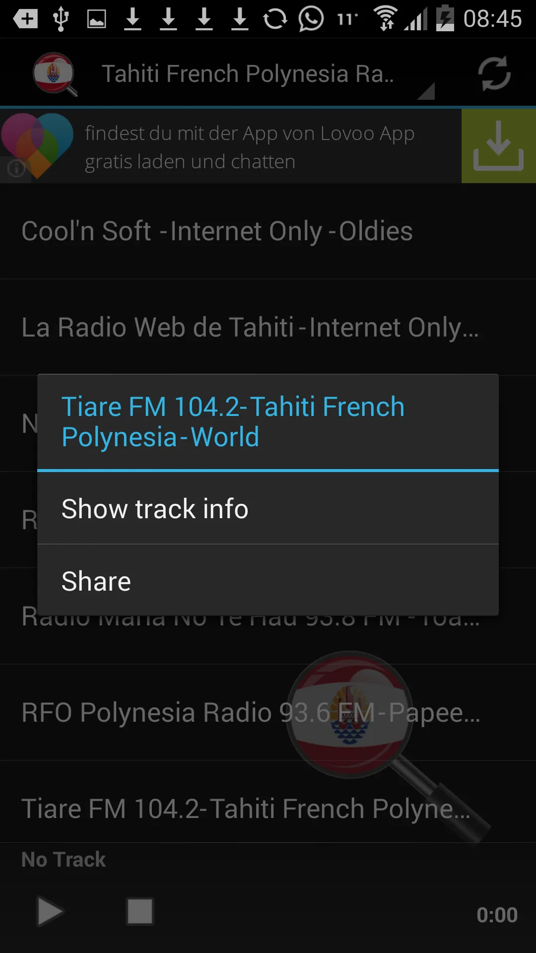 Tahiti French Polynesia Radio | Indus Appstore | Screenshot