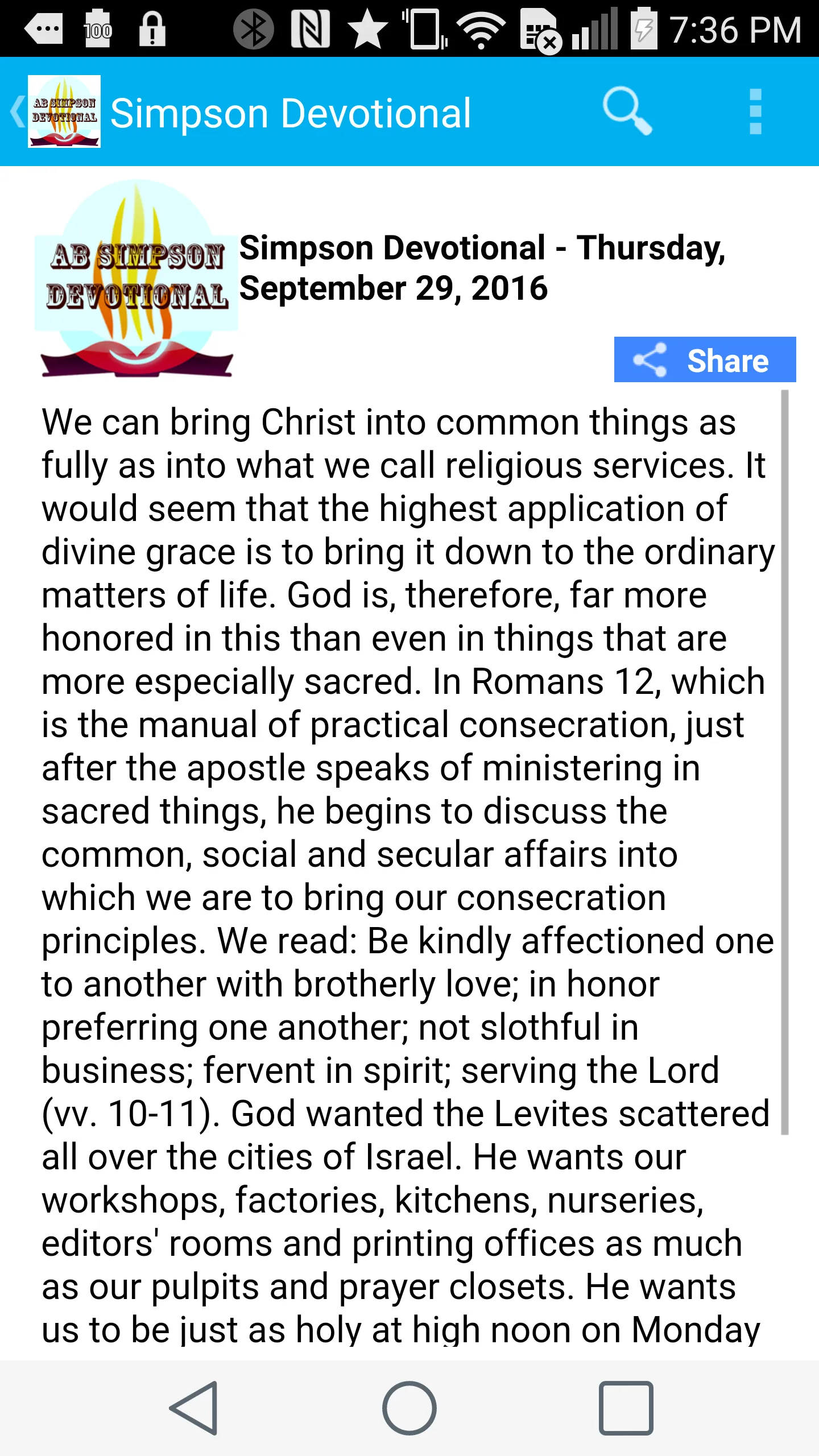 AB Simpson's Devotionals | Indus Appstore | Screenshot