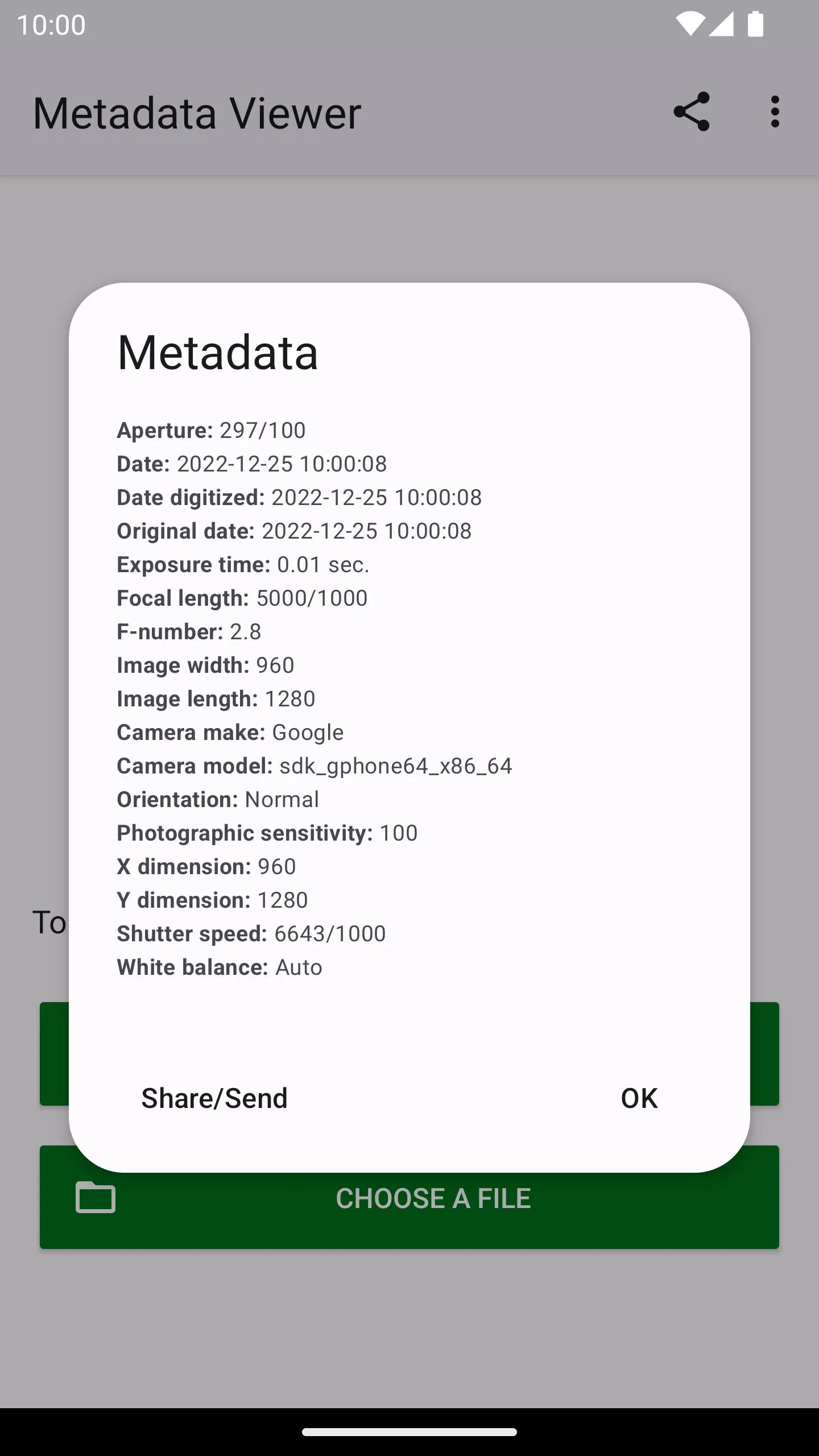 Photo Metadata Viewer | Indus Appstore | Screenshot