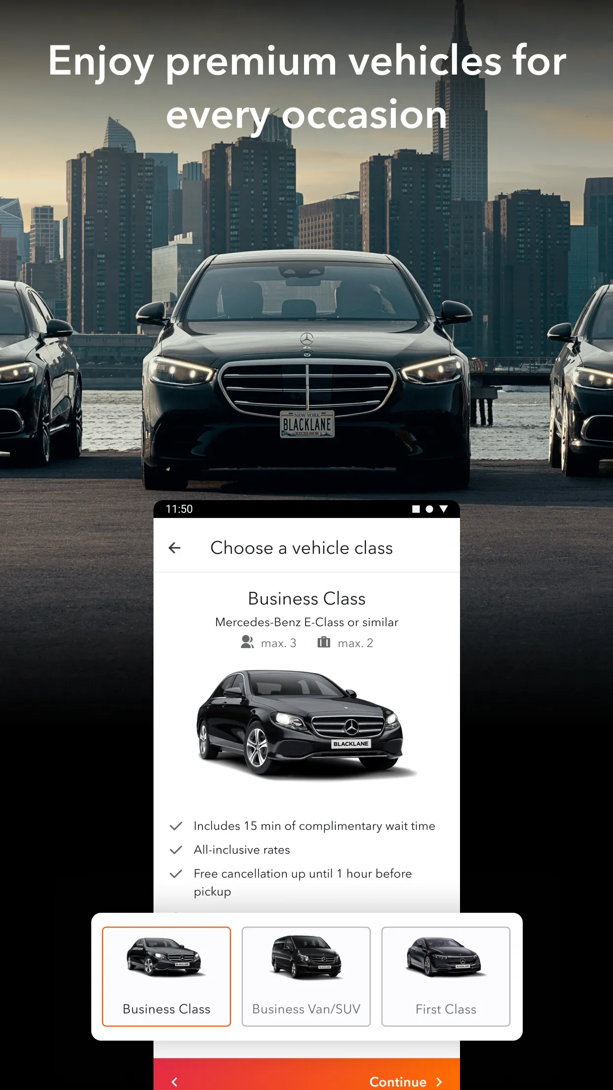 Blacklane - Chauffeur Service | Indus Appstore | Screenshot