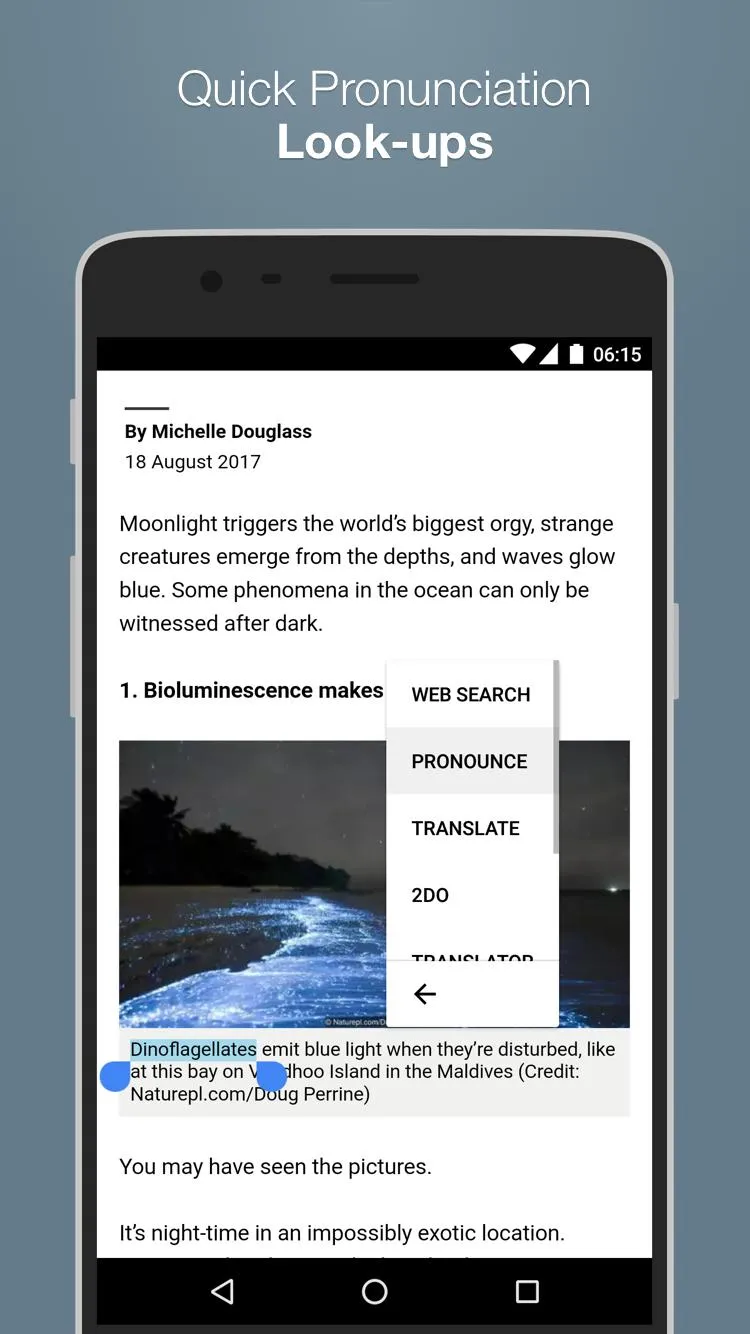 Pronounce: Offline Text2Speech | Indus Appstore | Screenshot