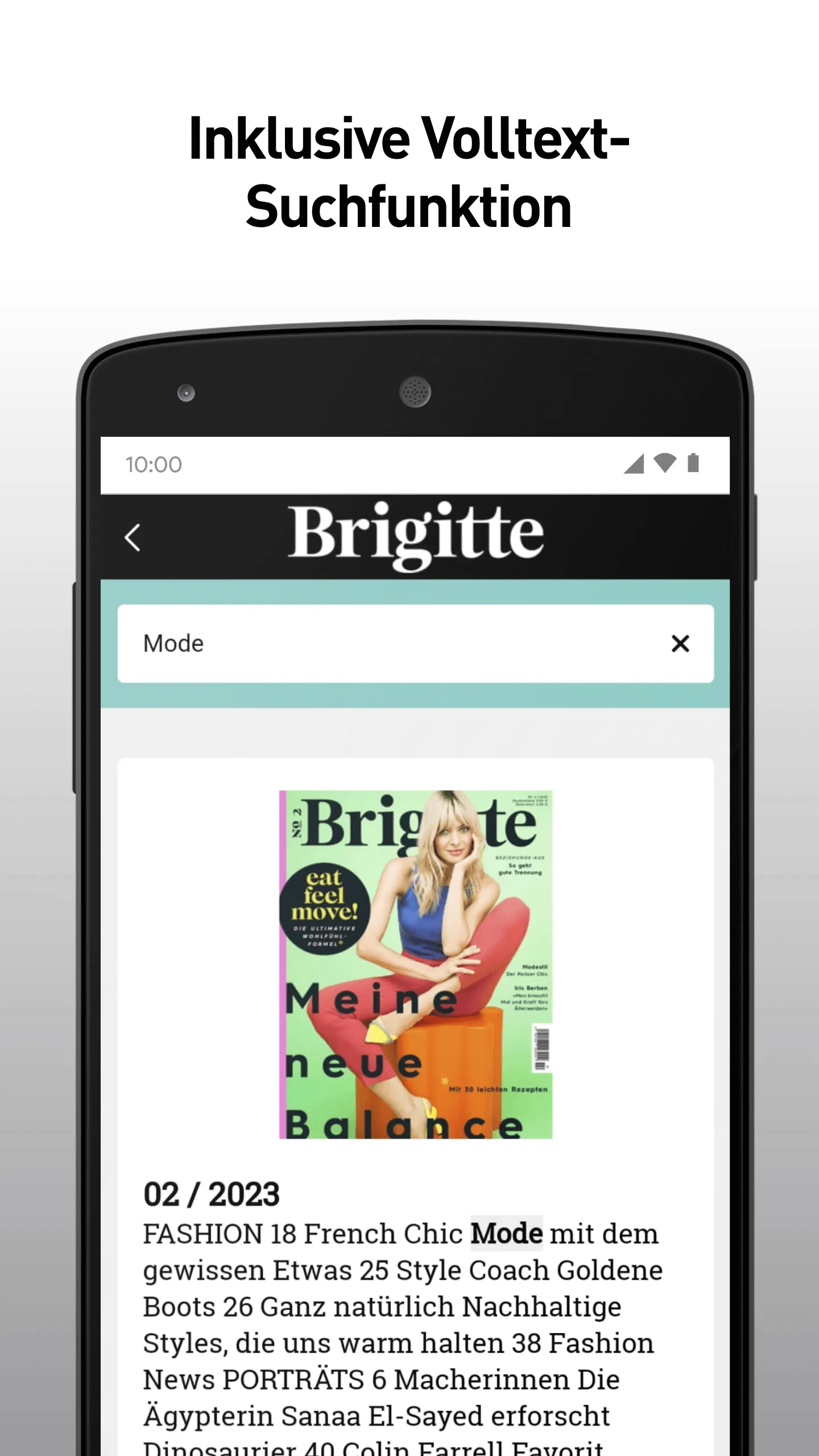 BRIGITTE - Das Frauenmagazin | Indus Appstore | Screenshot