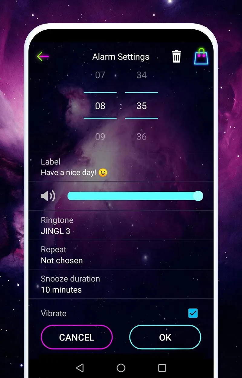 Music Alarm Clock | Indus Appstore | Screenshot