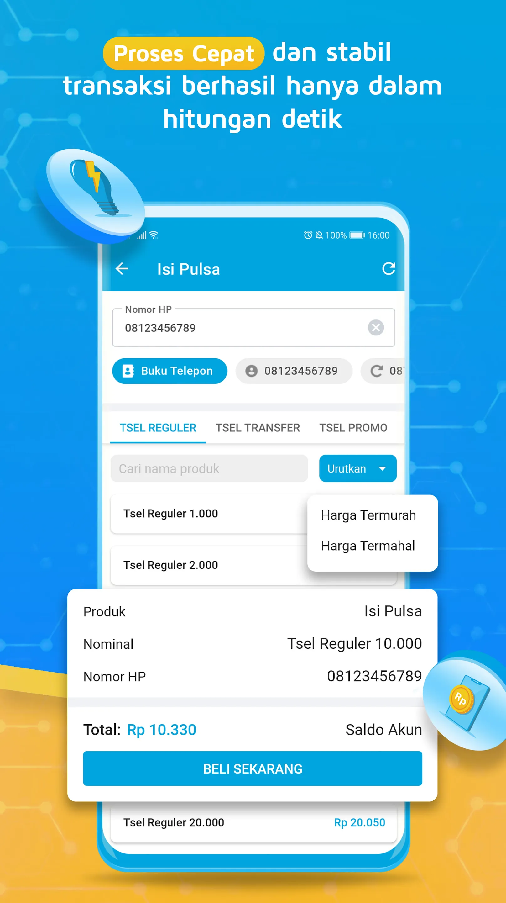 Traveldata: Agen Pulsa & Kuota | Indus Appstore | Screenshot