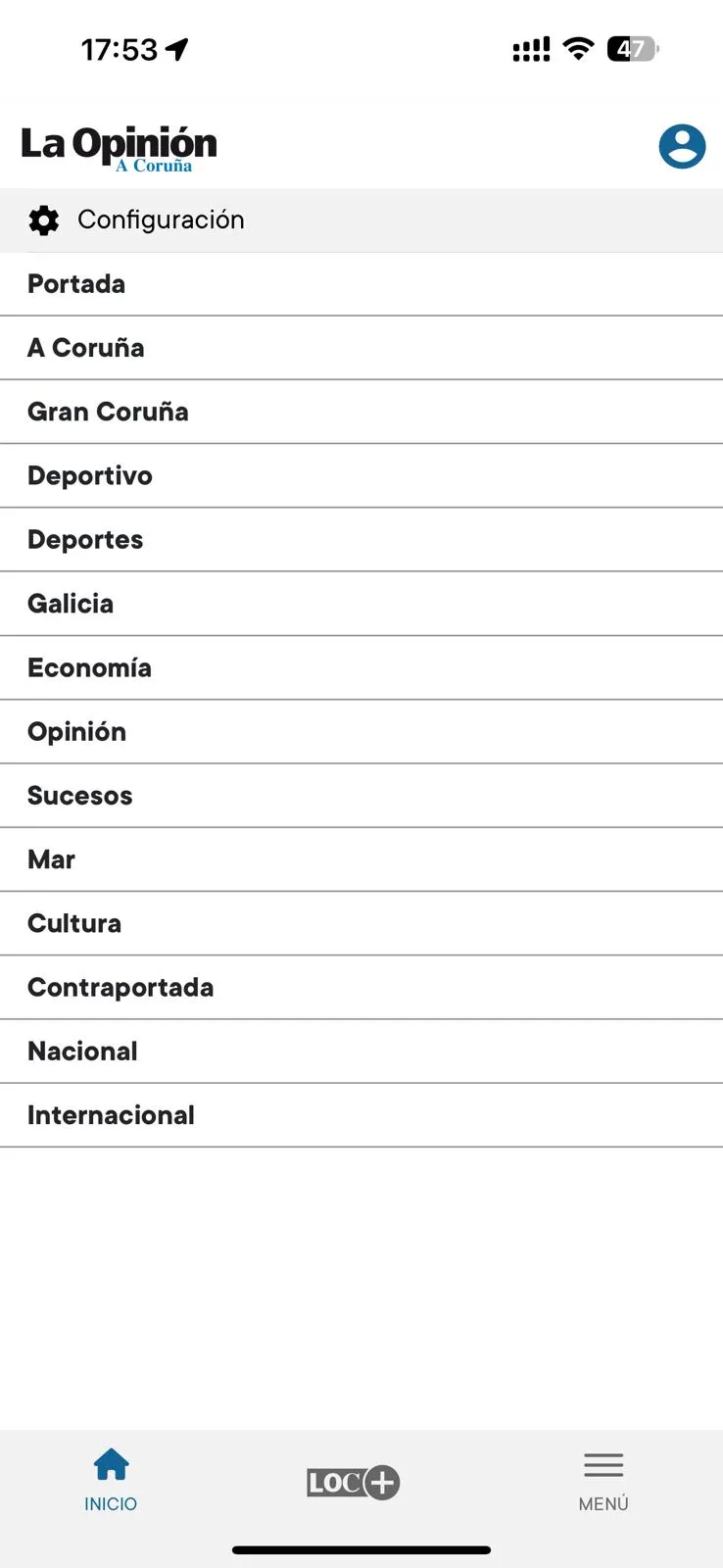 LA OPINIÓN DE A CORUÑA | Indus Appstore | Screenshot