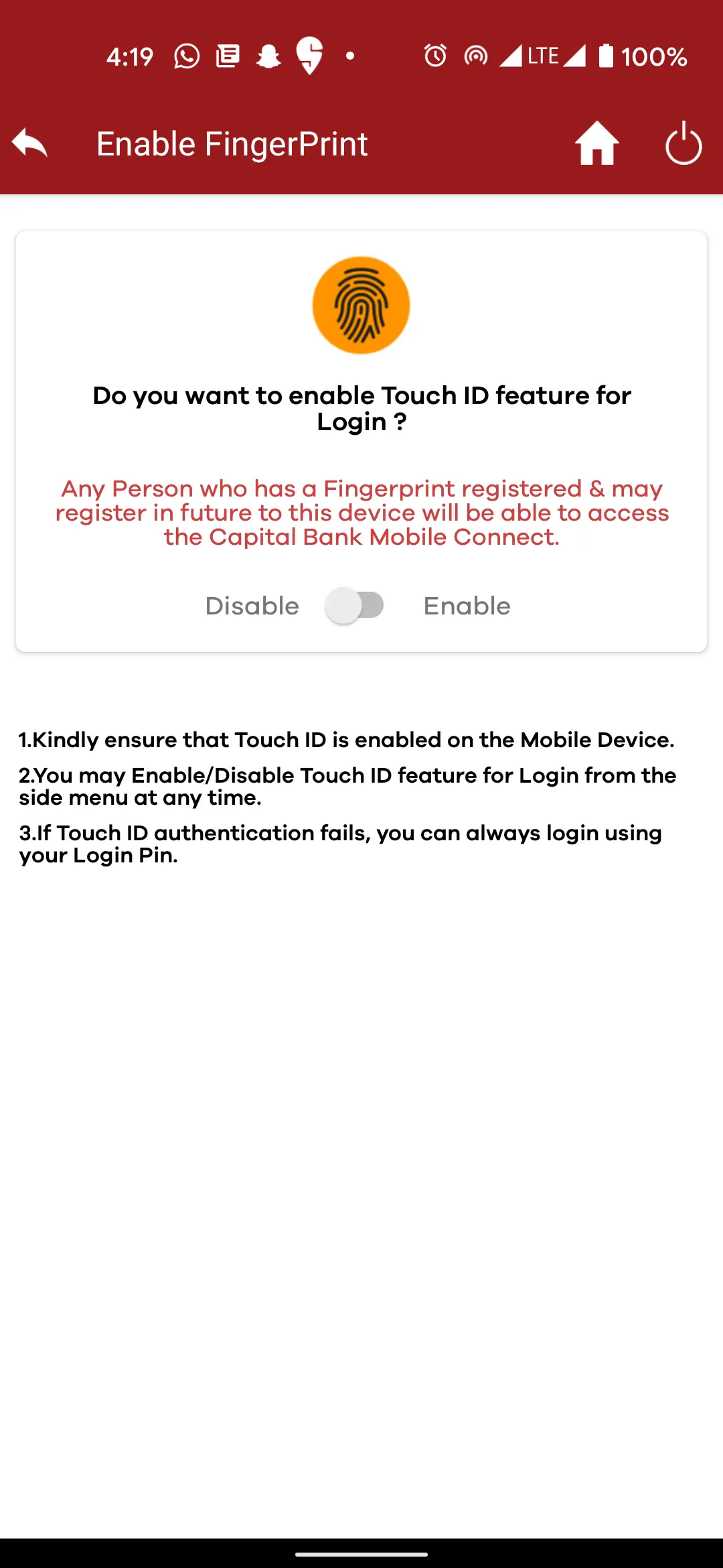 Capital Bank Mobile Connect | Indus Appstore | Screenshot