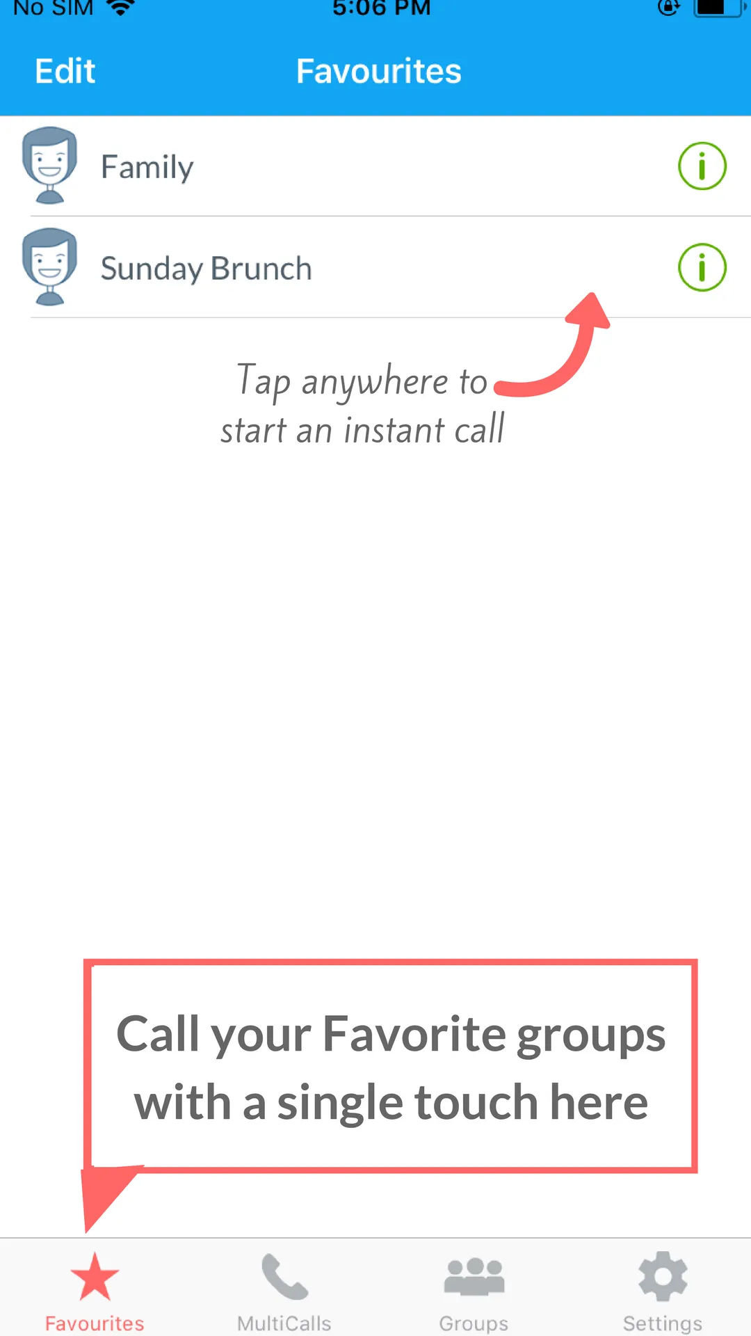 MultiCall – Group Calling App | Indus Appstore | Screenshot