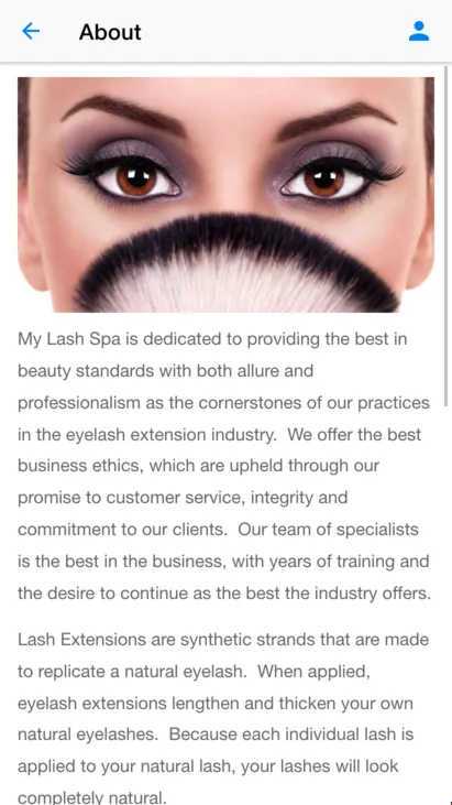 My Lash Spa | Indus Appstore | Screenshot