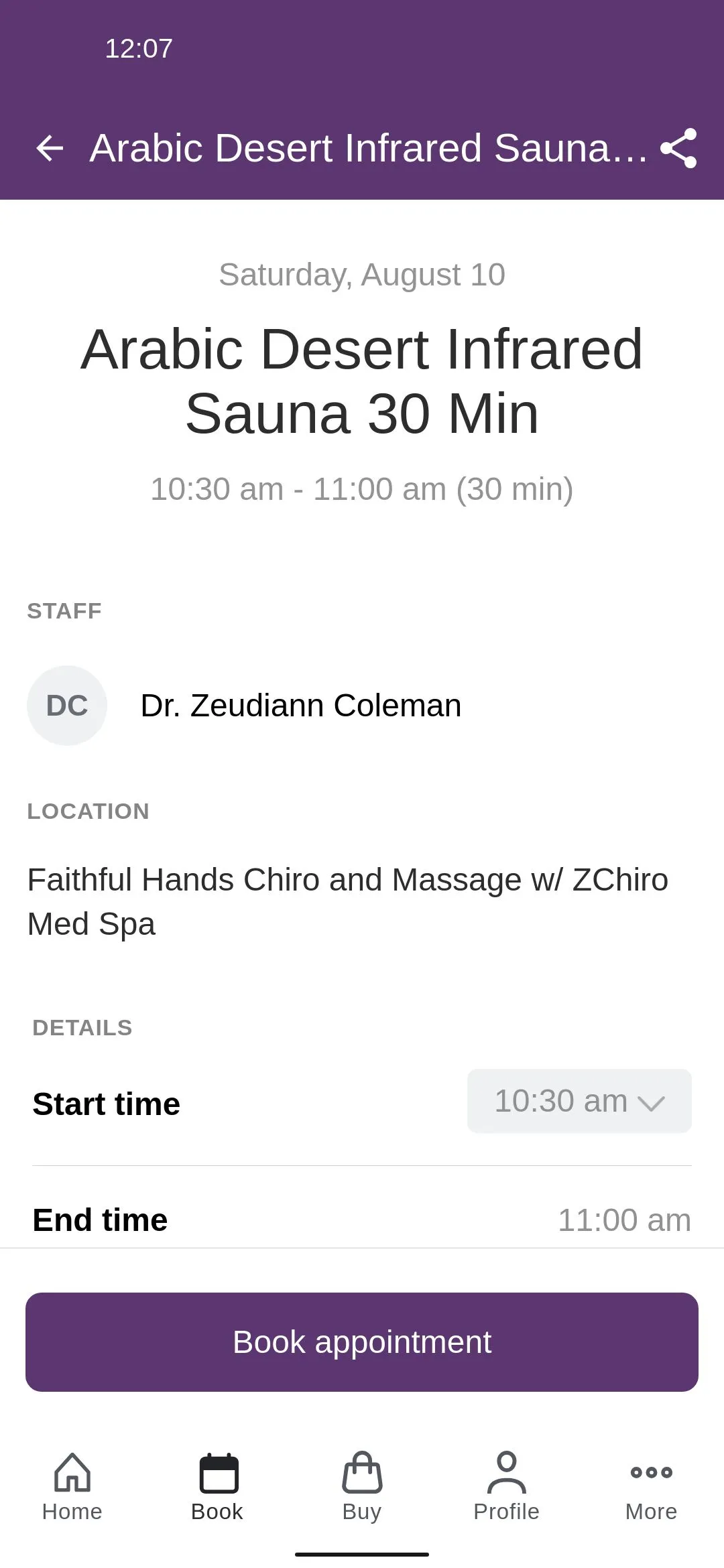 Faithful Hands Chiro & Massage | Indus Appstore | Screenshot