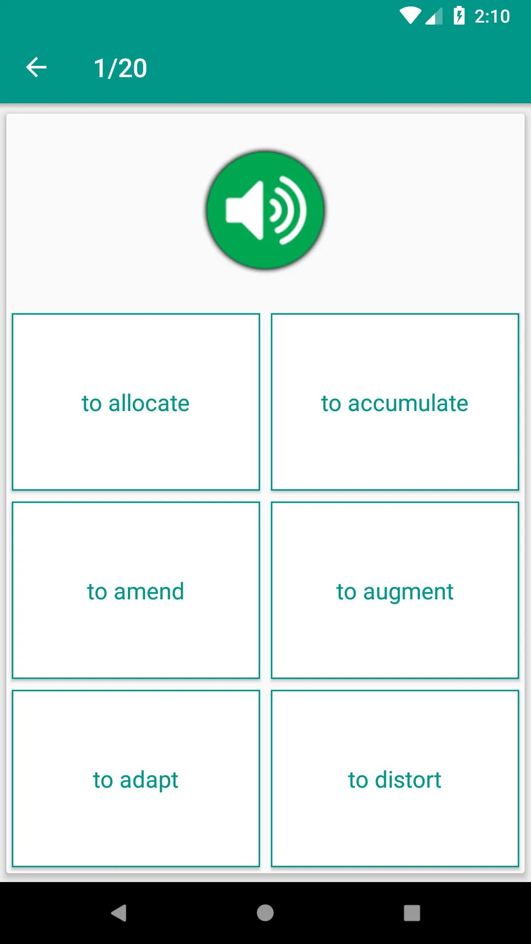 TOEFL Vocabulary & Listening | Indus Appstore | Screenshot