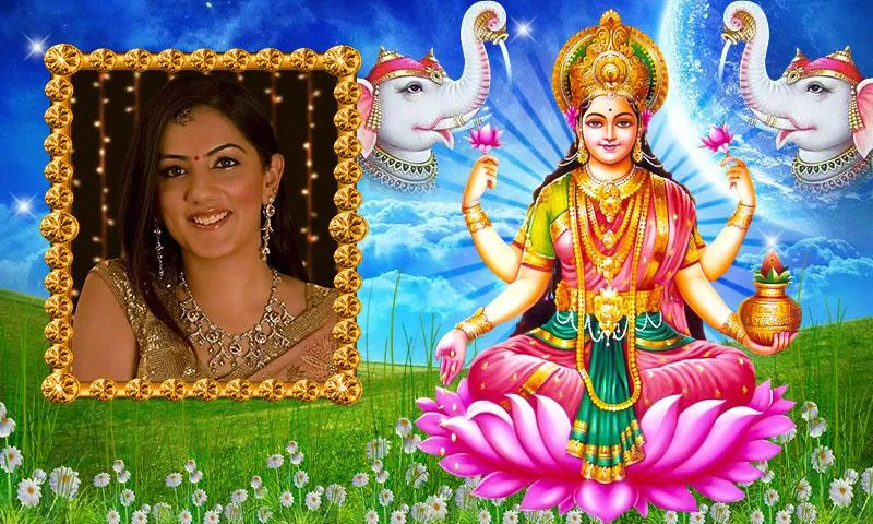 Goddess Lakshmi Photo Frames | Indus Appstore | Screenshot