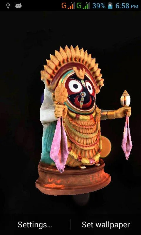 3D Jagannath Live Wallpaper | Indus Appstore | Screenshot