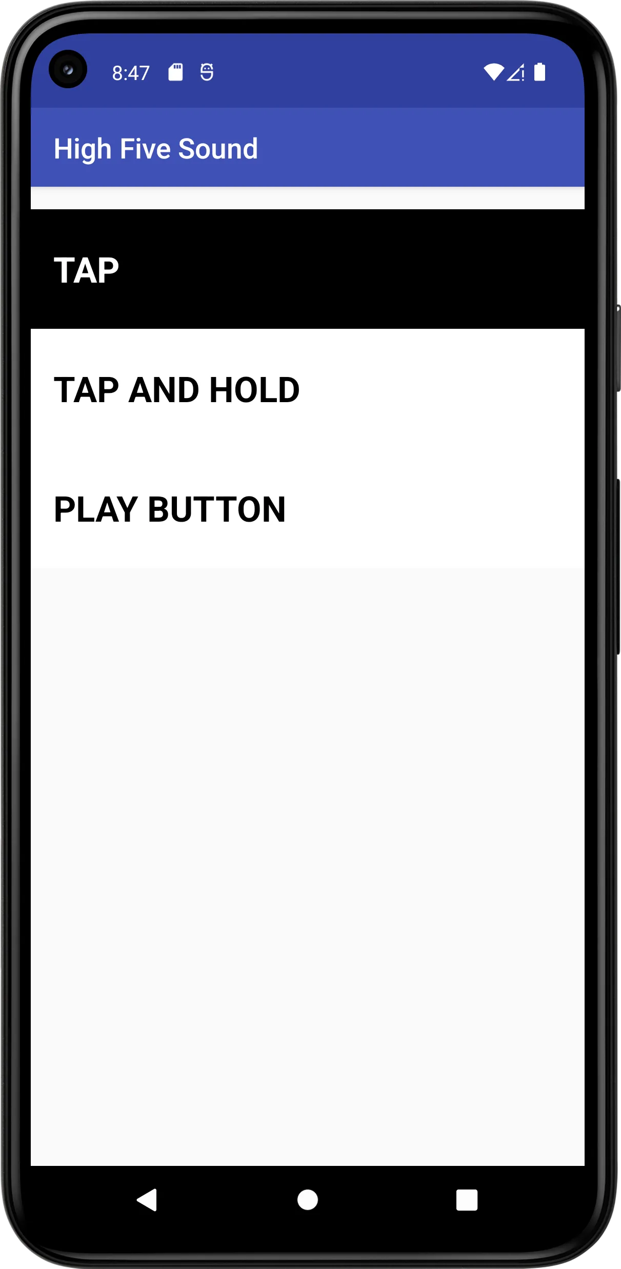 High Five Sound | Indus Appstore | Screenshot