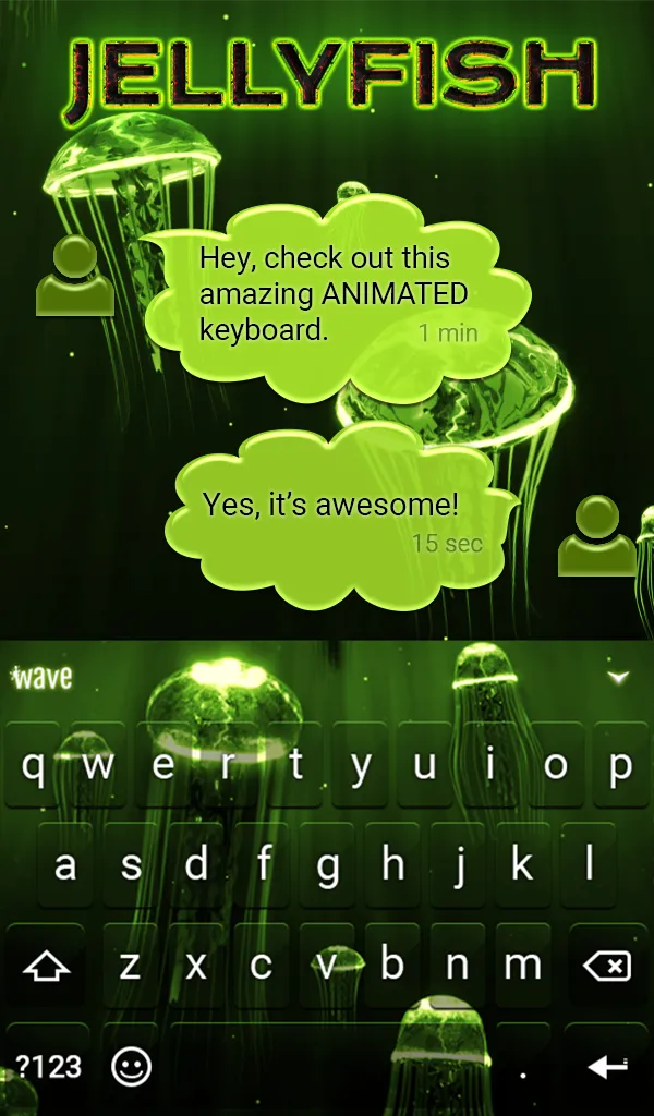 Jellyfish Keyboard & Wallpaper | Indus Appstore | Screenshot