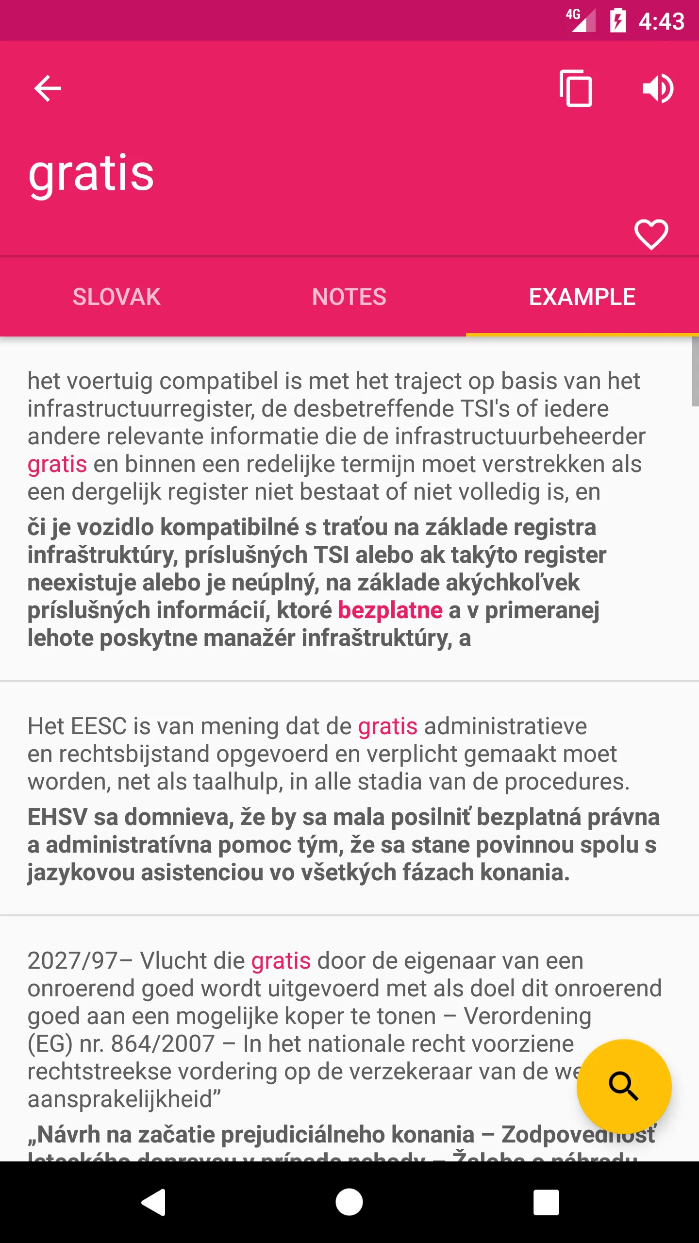 Dutch Slovak Dictionary | Indus Appstore | Screenshot