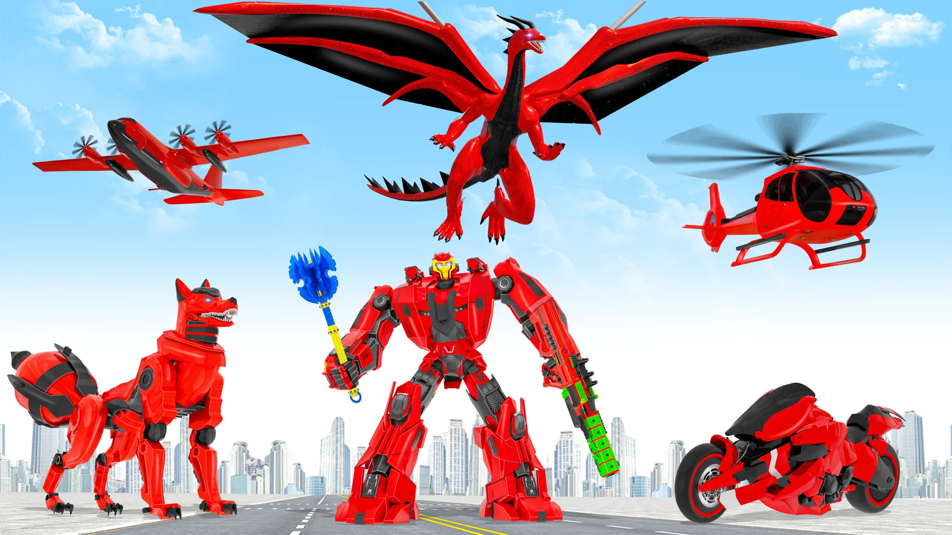 Fox Robot Transform Bike Game | Indus Appstore | Screenshot