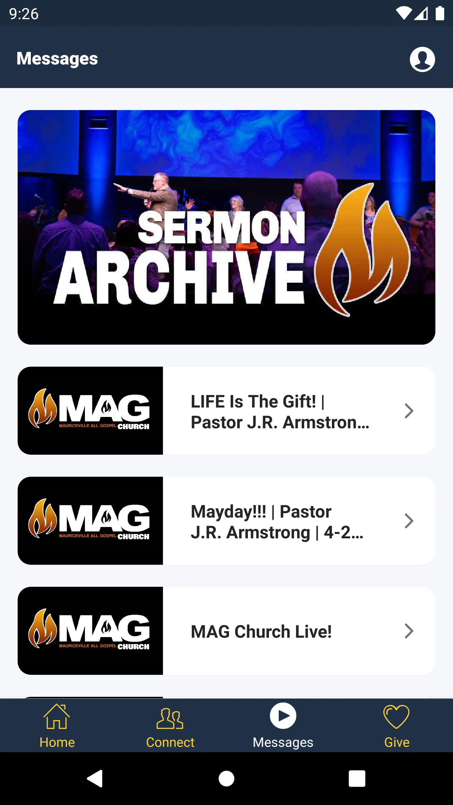 My MAG Church | Indus Appstore | Screenshot