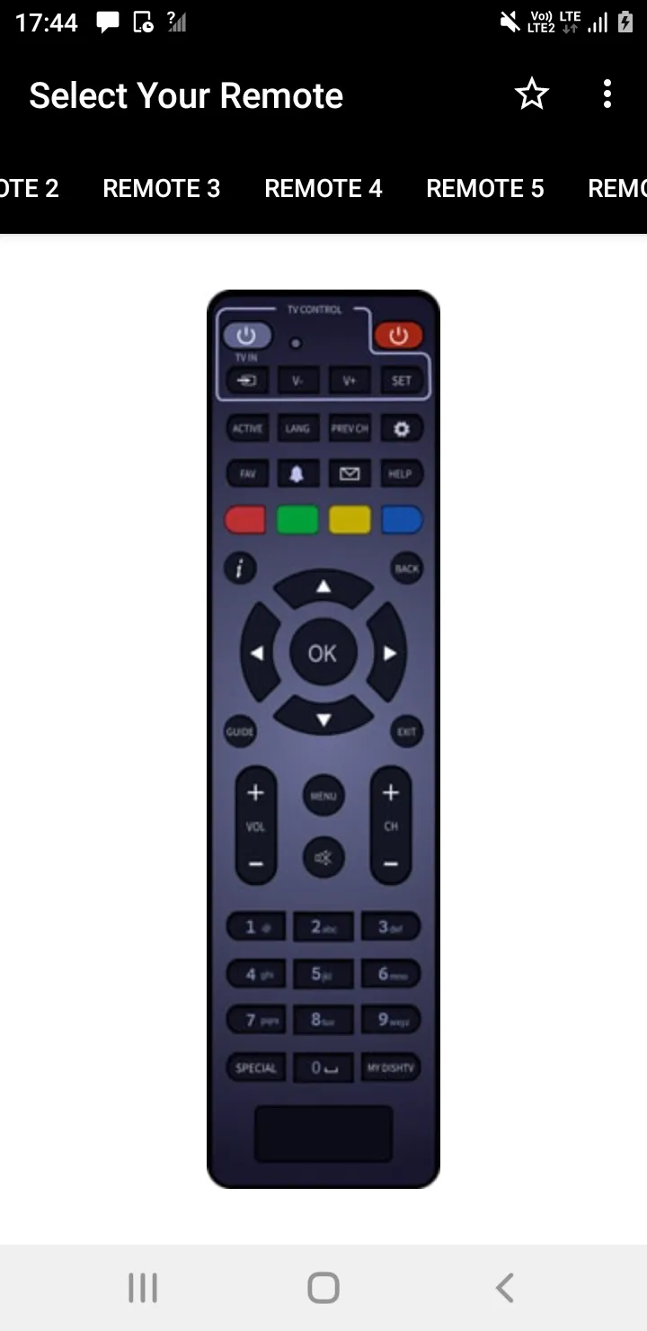 Dish TV Remote | Indus Appstore | Screenshot