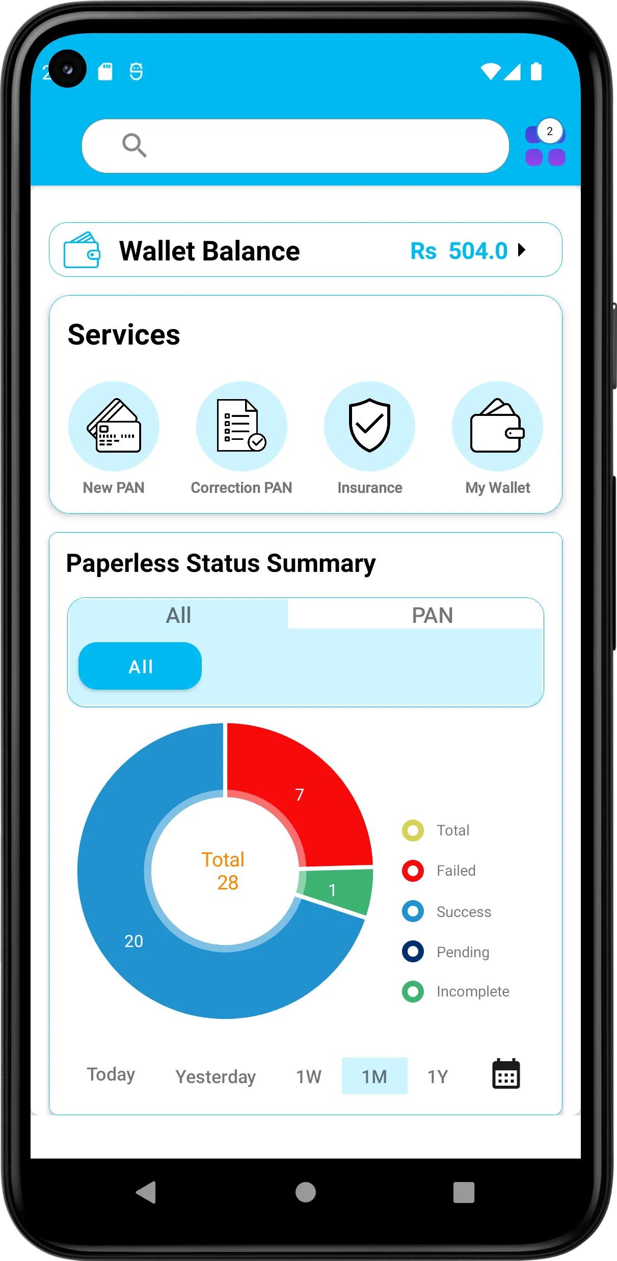 Mobile PAN | Indus Appstore | Screenshot