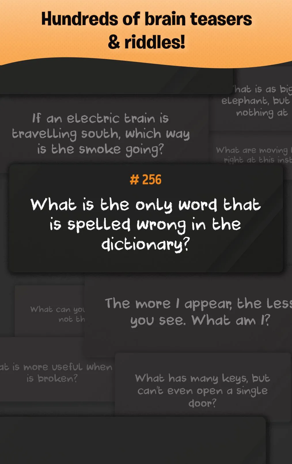 Riddles Test - 500 Brain Games | Indus Appstore | Screenshot