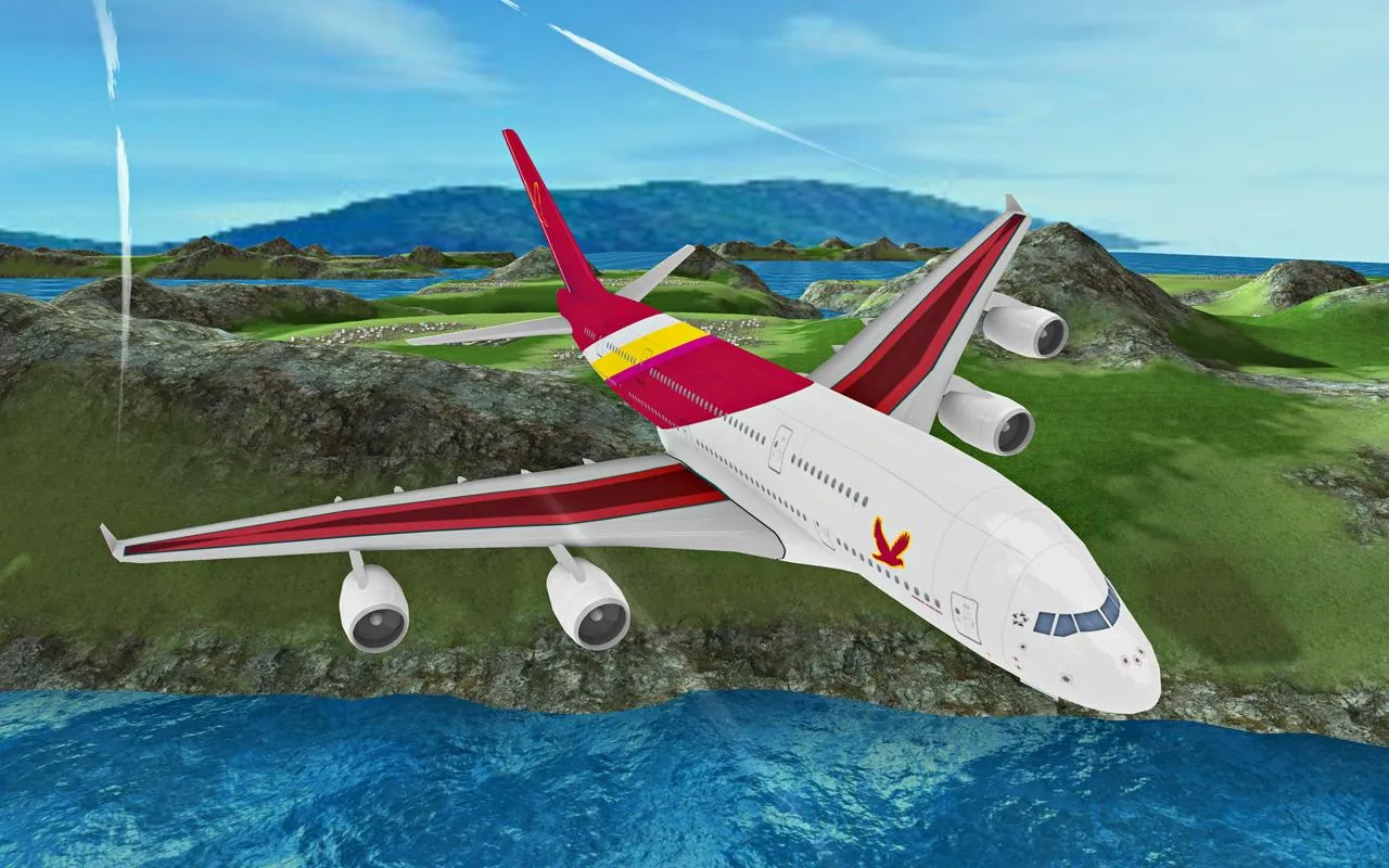 Fly Plane Flight 3D Airplane | Indus Appstore | Screenshot