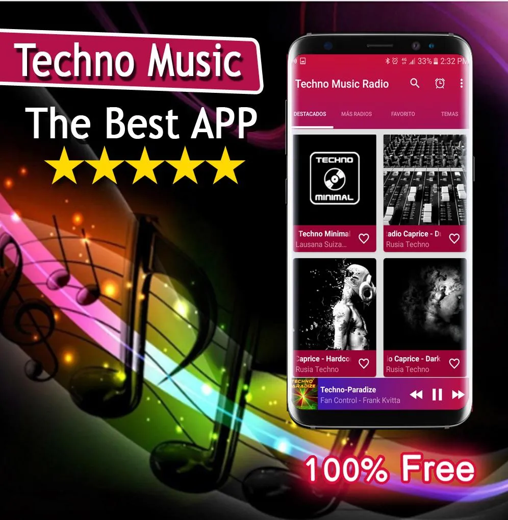 Techno Music Radio | Indus Appstore | Screenshot