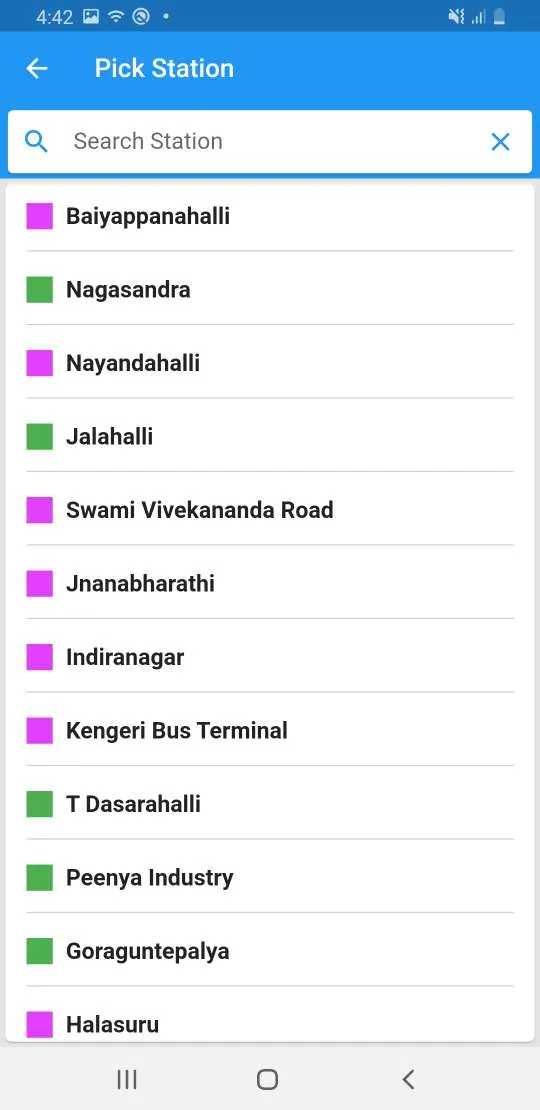 Bangalore Metro Route Map Fare | Indus Appstore | Screenshot