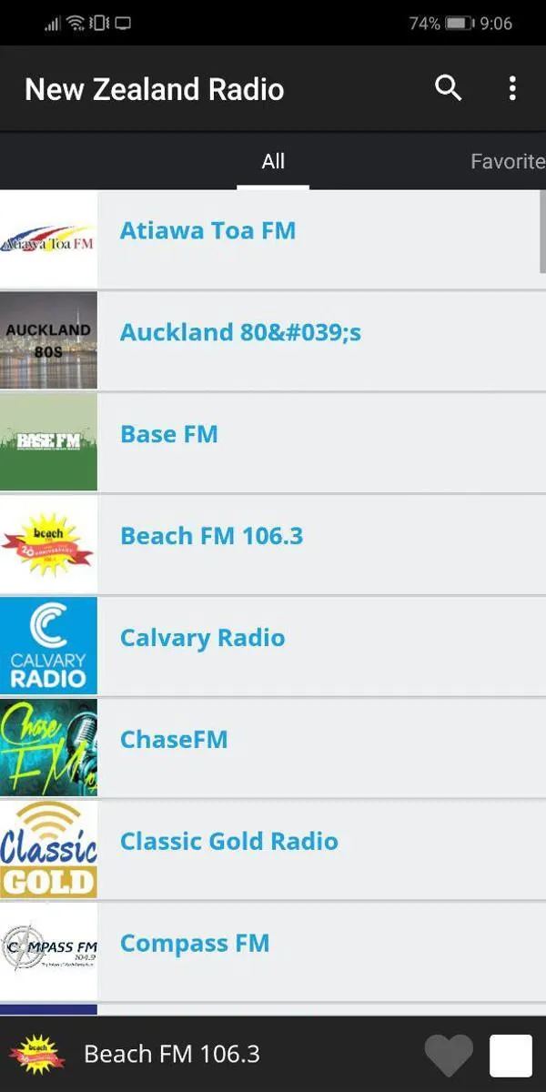 New Zealand Radios | Indus Appstore | Screenshot