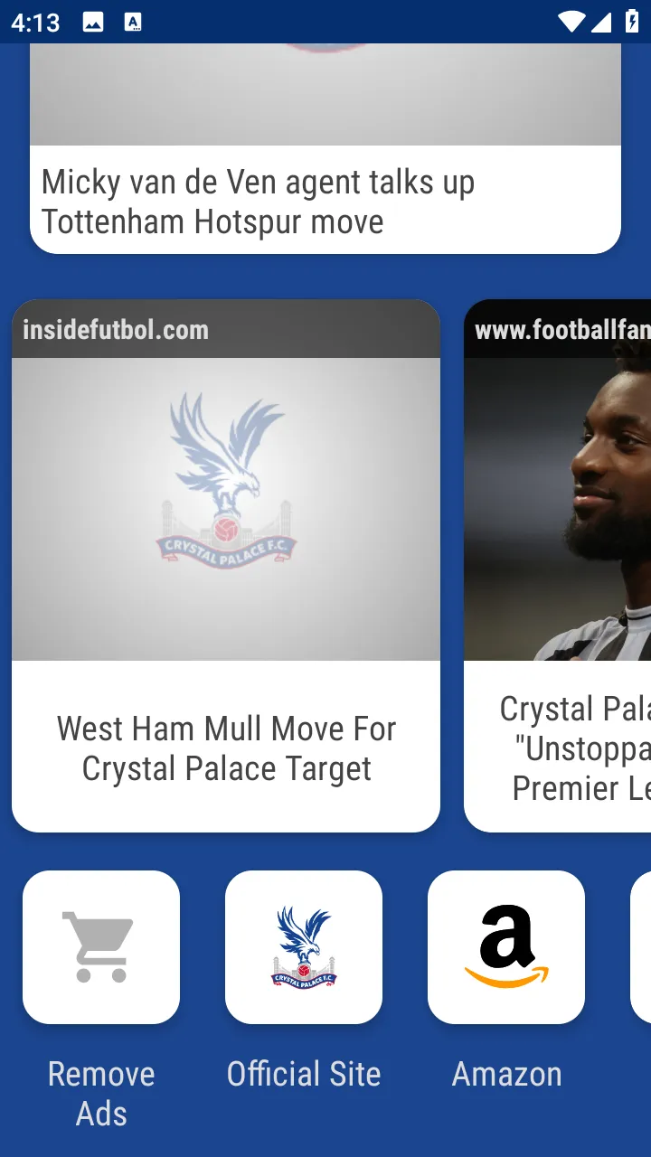 Crystal Palace Fan App | Indus Appstore | Screenshot