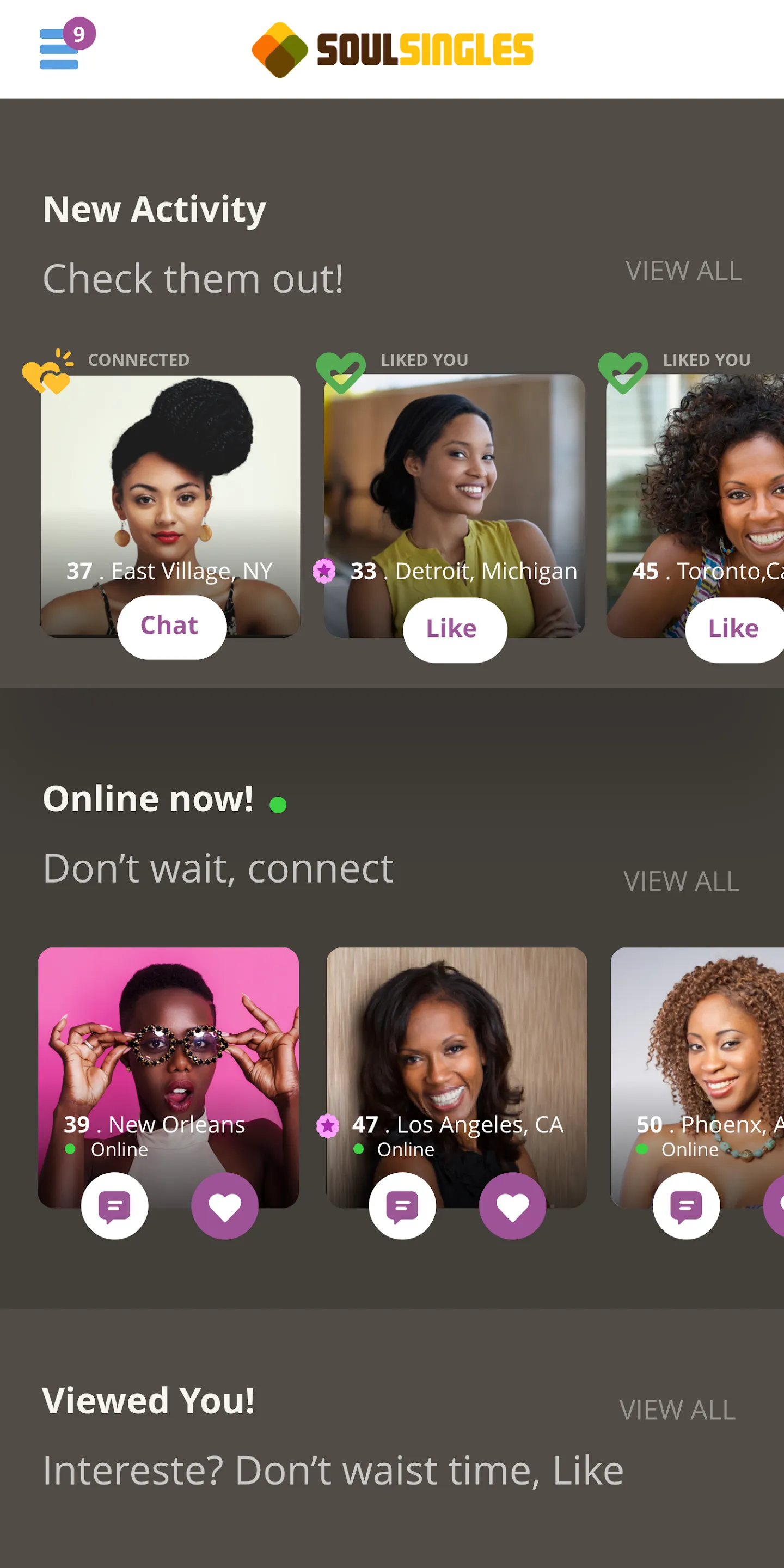 SoulSingles - Black Dating App | Indus Appstore | Screenshot