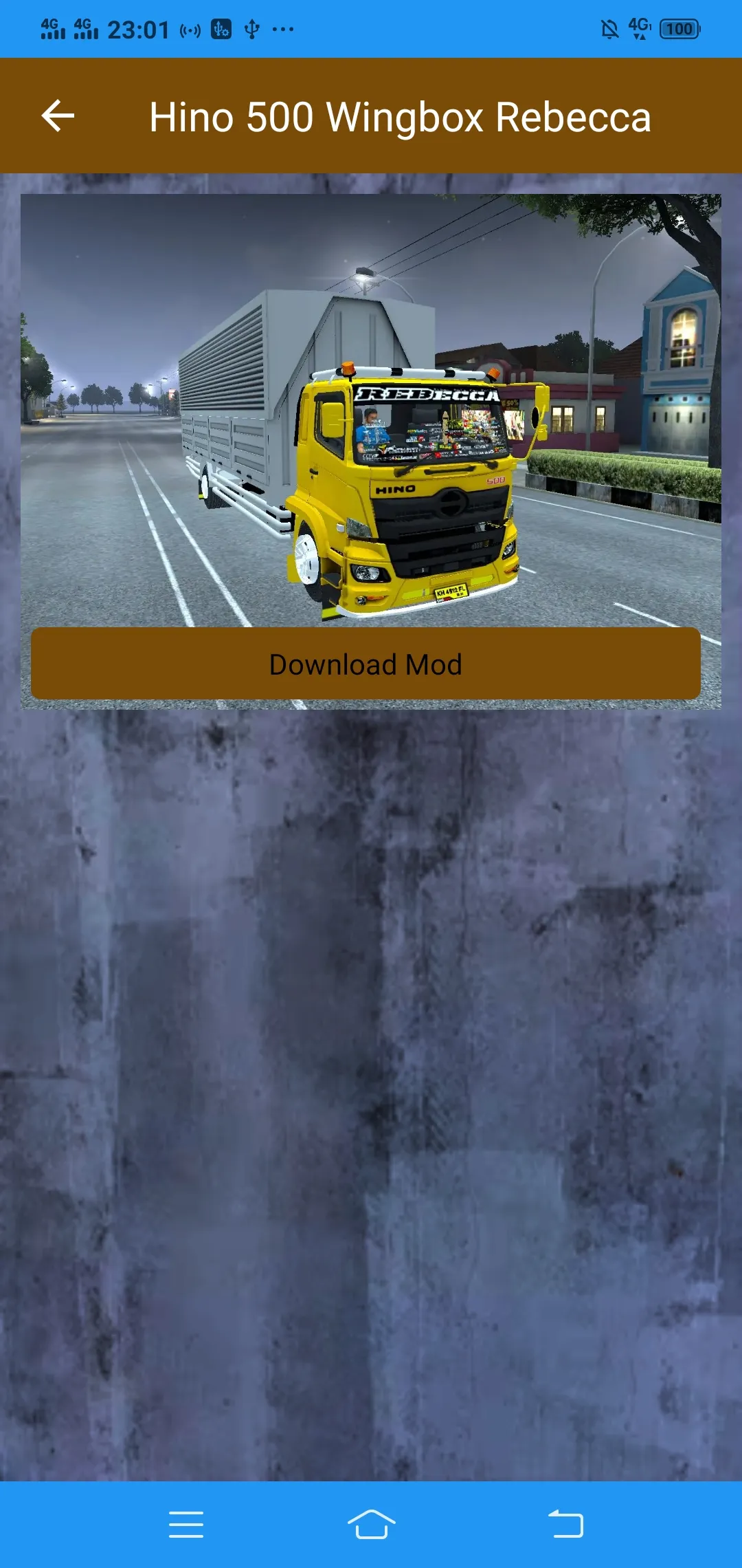 Mod Bussid Truck Wingbox Giga | Indus Appstore | Screenshot