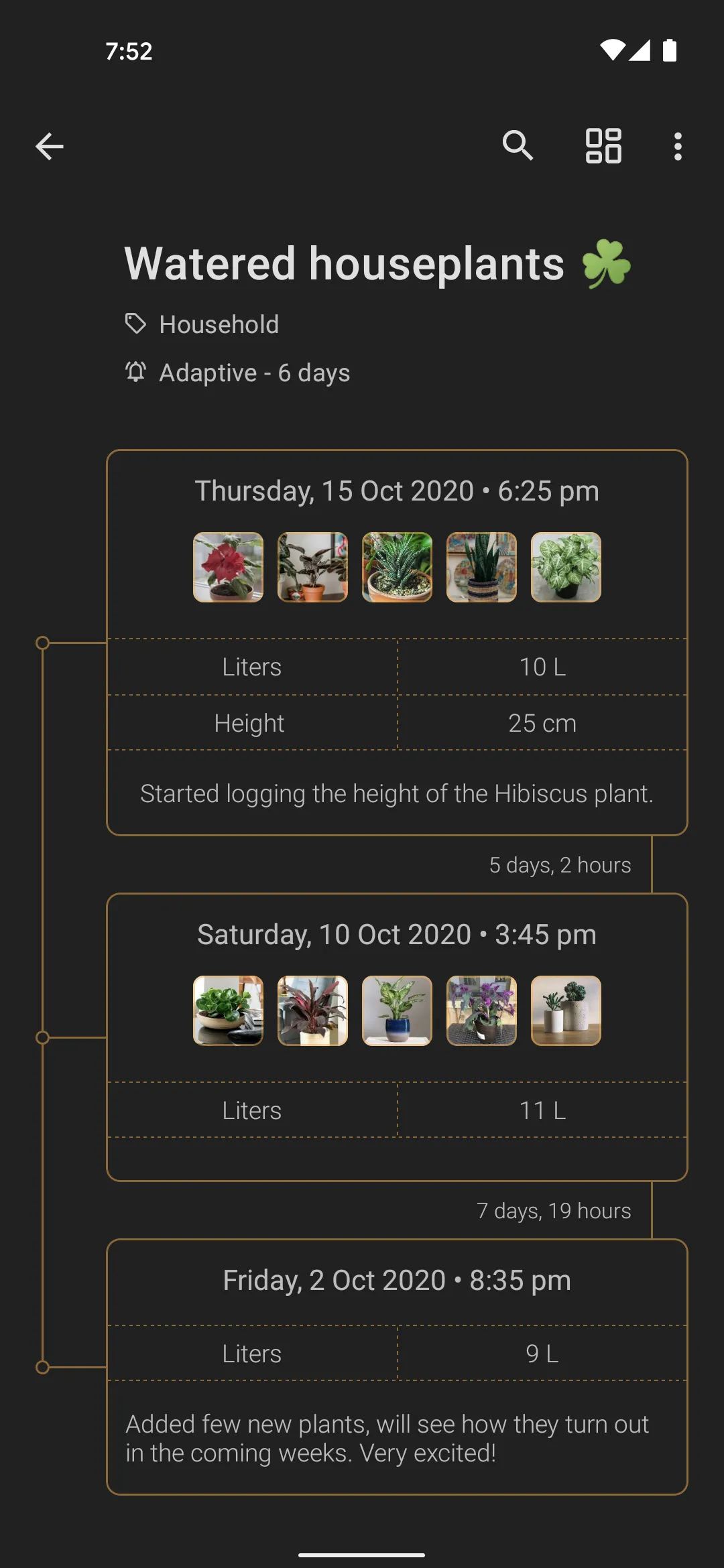 TimeJot - Event timeline log | Indus Appstore | Screenshot