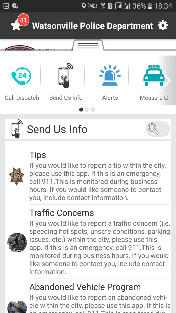 Watsonville Police Department | Indus Appstore | Screenshot