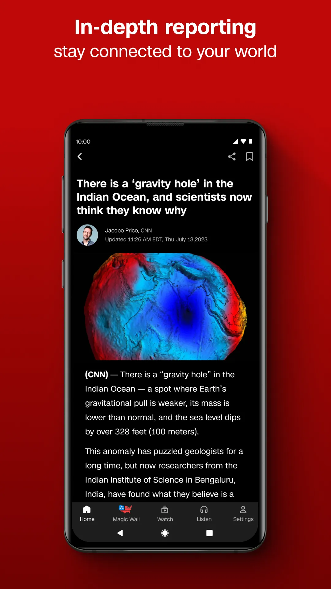 CNN: Breaking US & World News | Indus Appstore | Screenshot