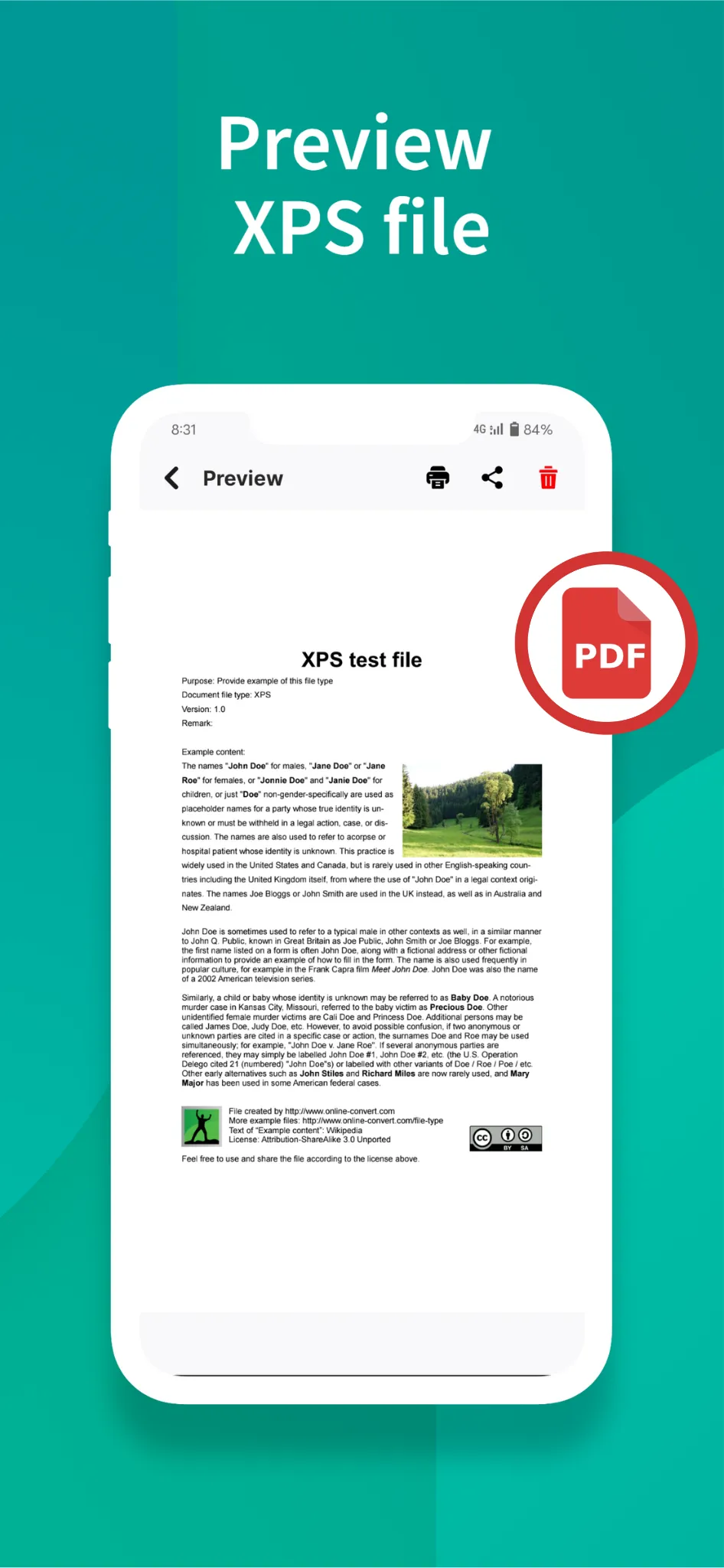 XPS File Viewer & Converter | Indus Appstore | Screenshot