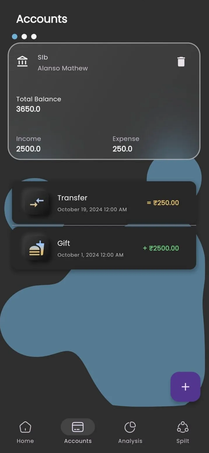 Wallet View - Track-old | Indus Appstore | Screenshot