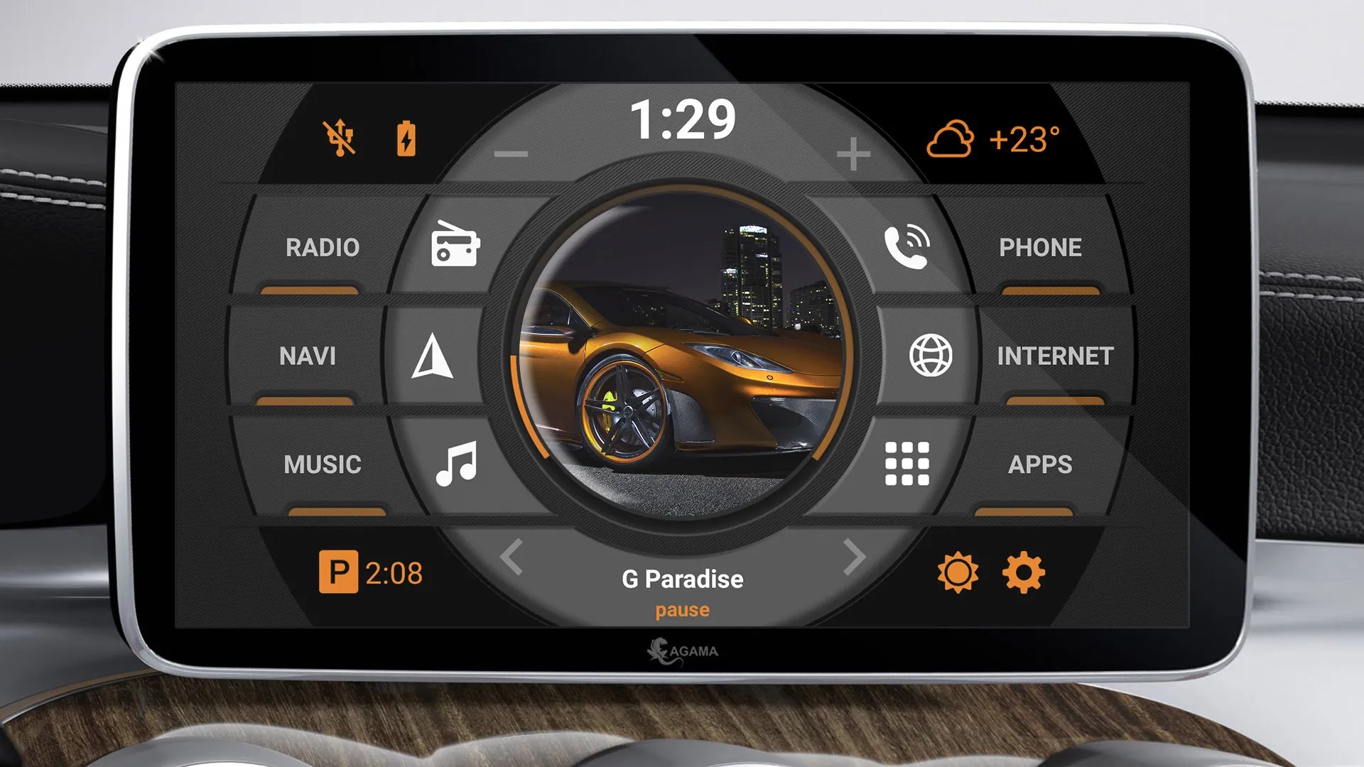 AGAMA Car Launcher | Indus Appstore | Screenshot