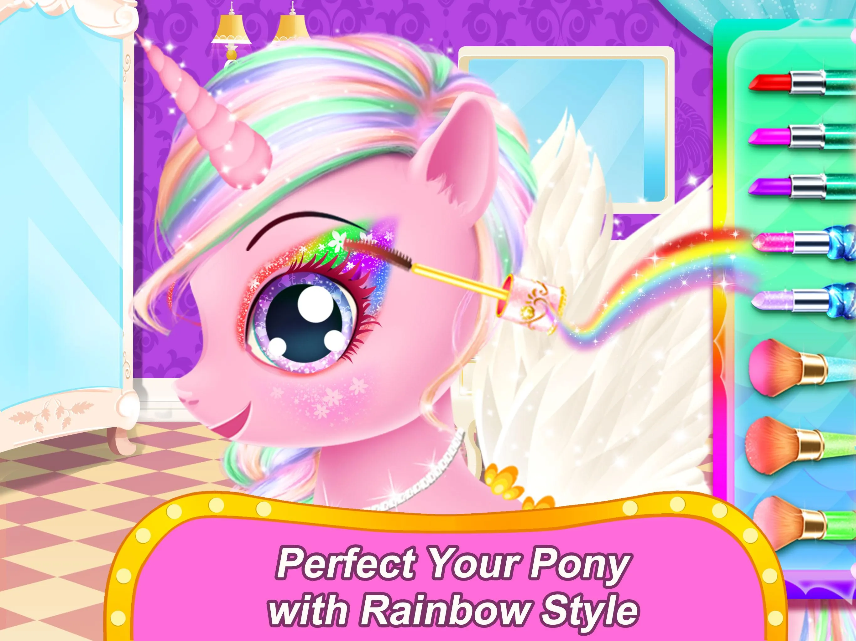 Rainbow Pony Makeover | Indus Appstore | Screenshot