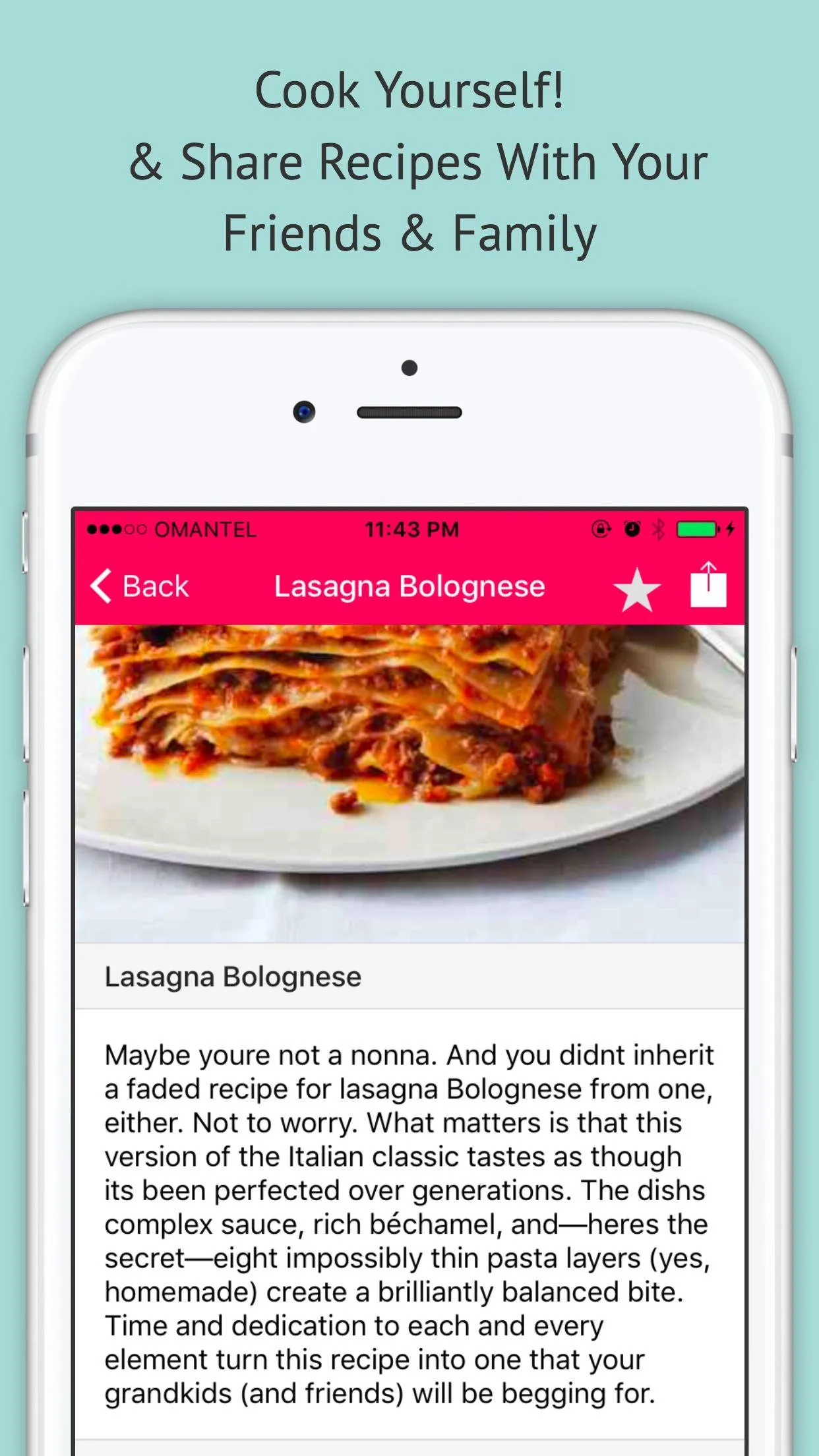 Pasta Recipes - Offline Recipe | Indus Appstore | Screenshot