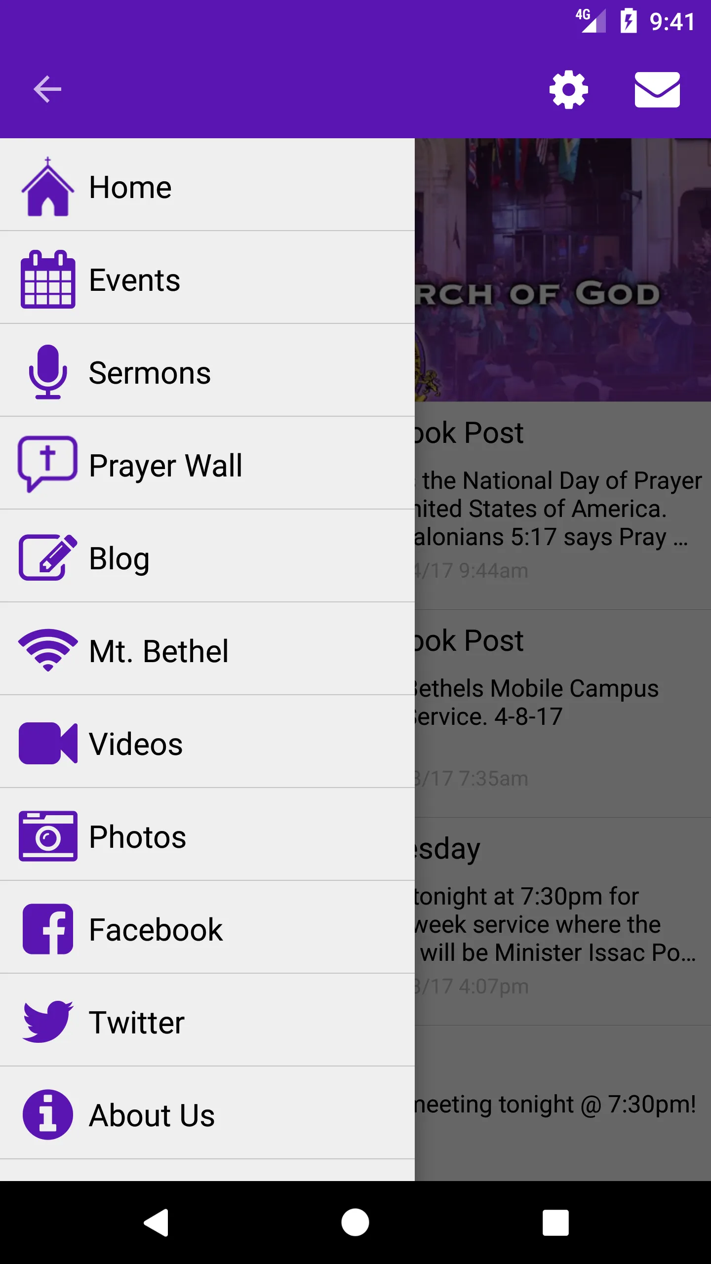 Mt. Bethel Church of God | Indus Appstore | Screenshot