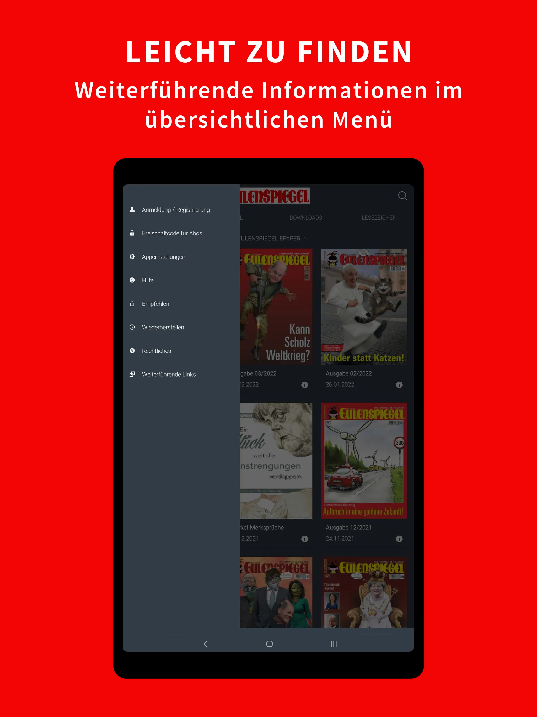 EULENSPIEGEL | Indus Appstore | Screenshot