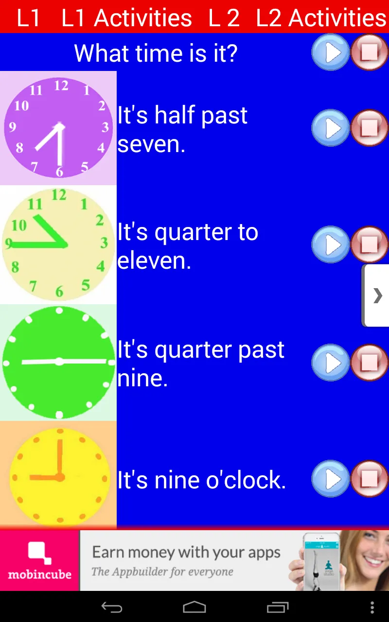 Telling the Time | Indus Appstore | Screenshot