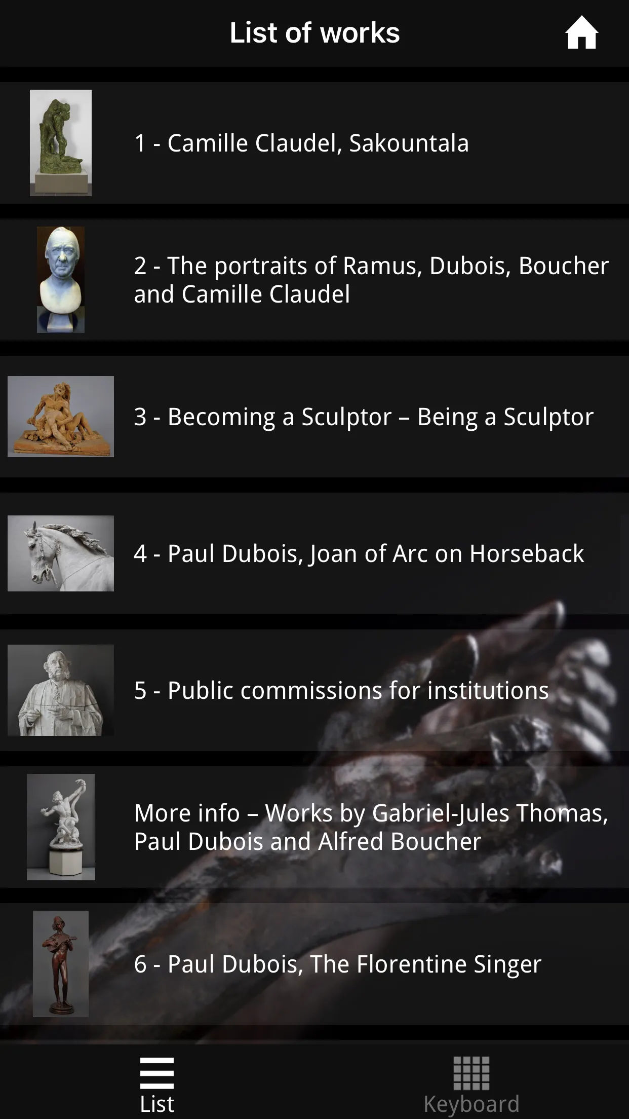 Camille Claudel Museum | Indus Appstore | Screenshot