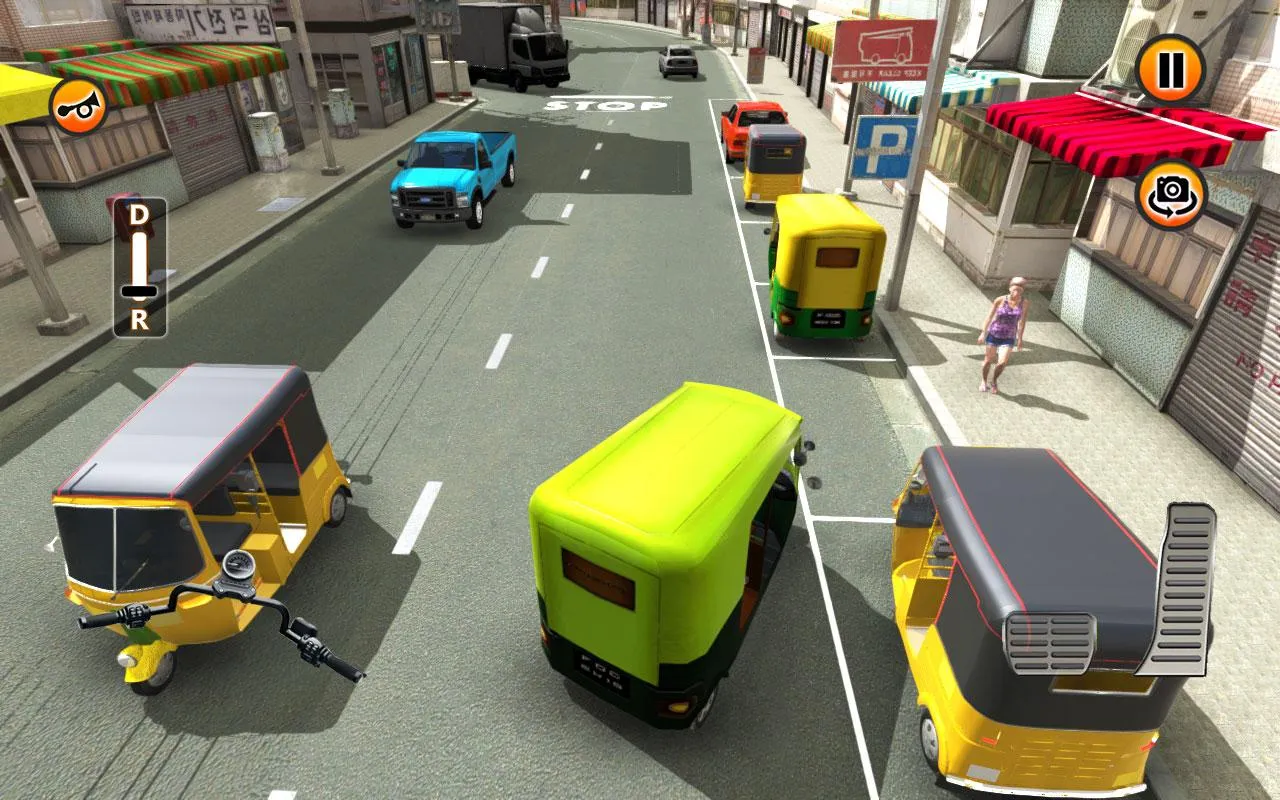 3D Tuk Tuk Auto Parking Games | Indus Appstore | Screenshot