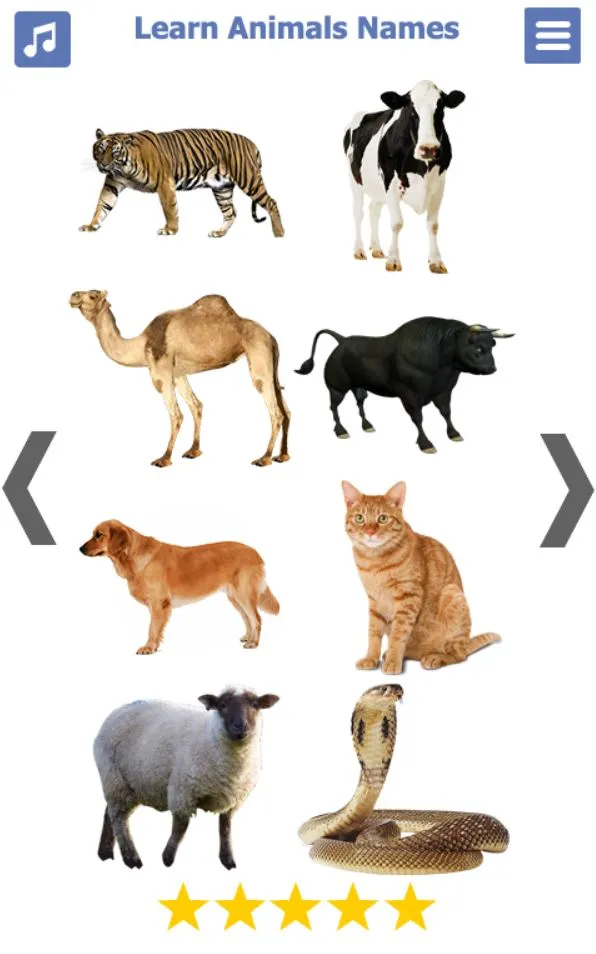 Animals Name Animal Sounds Ani | Indus Appstore | Screenshot