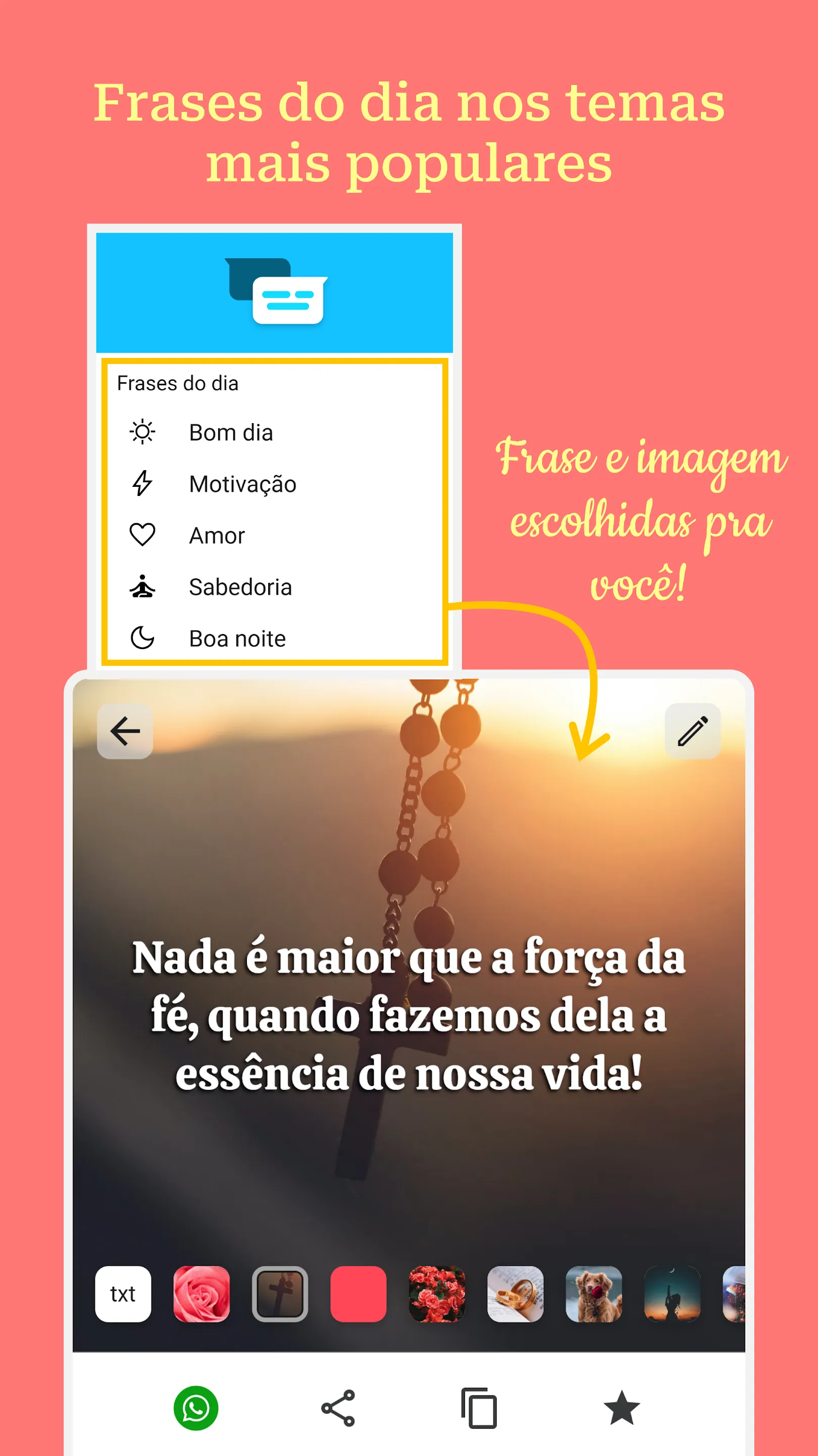 Frases e Mensagens | Indus Appstore | Screenshot