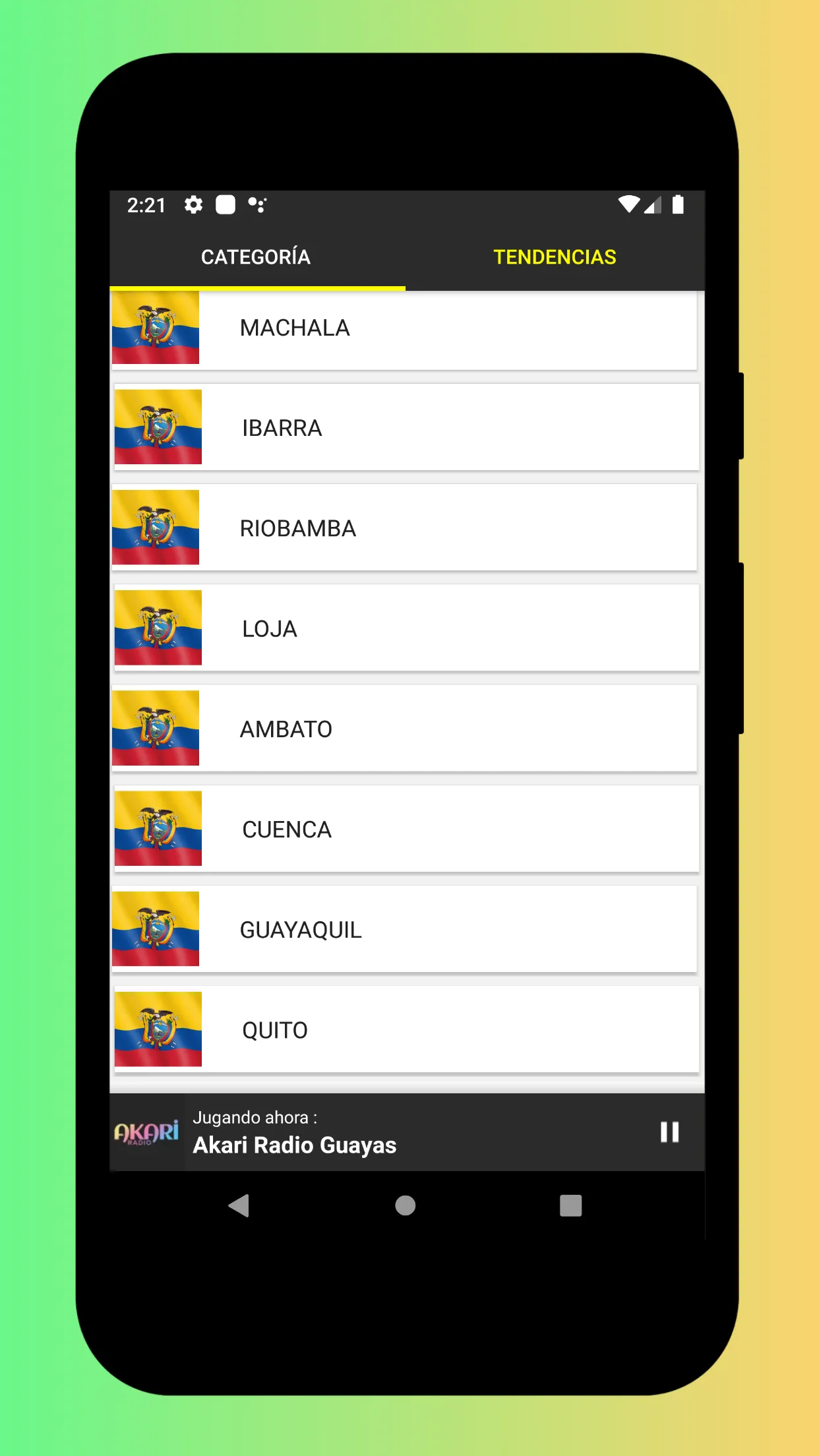 Radio Ecuador - Internet Radio | Indus Appstore | Screenshot