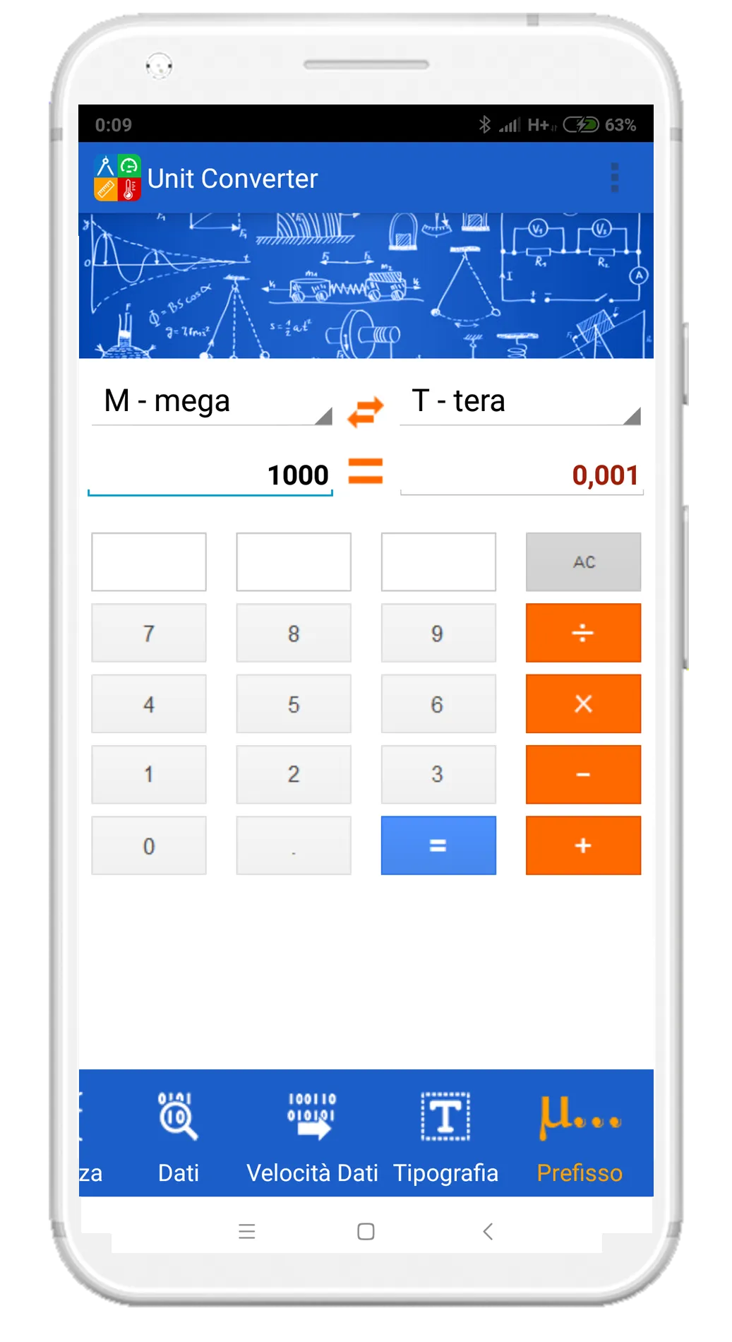 Unit measure conversion | Indus Appstore | Screenshot