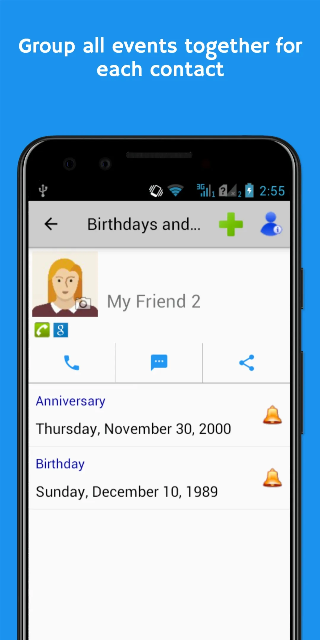 Birthdays & Events Reminder | Indus Appstore | Screenshot